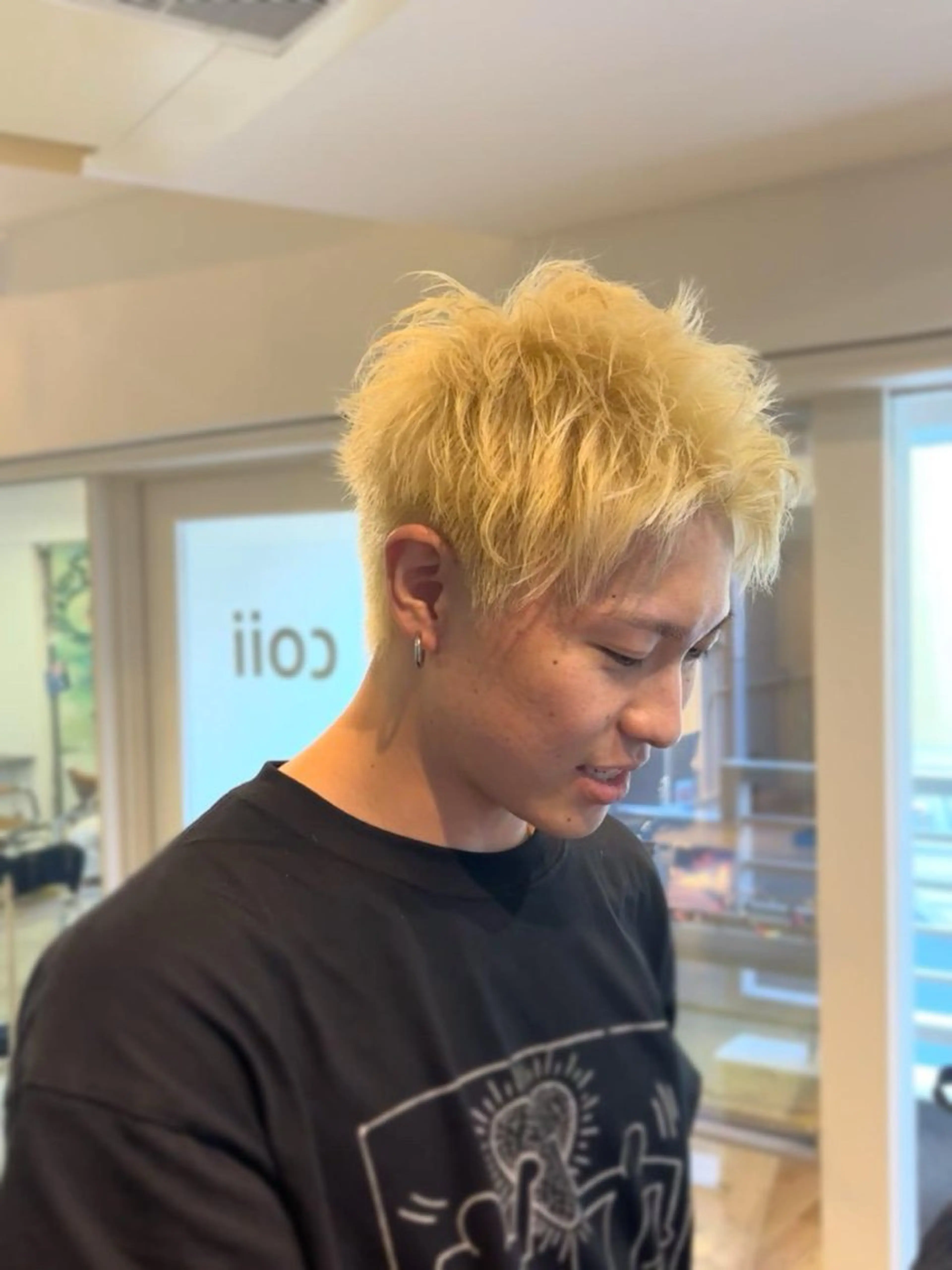 ショート メンズ カット ヘアカラー トリートメント 髪質改善/ヘアケア coiiはしもとはなのヘアスタイル