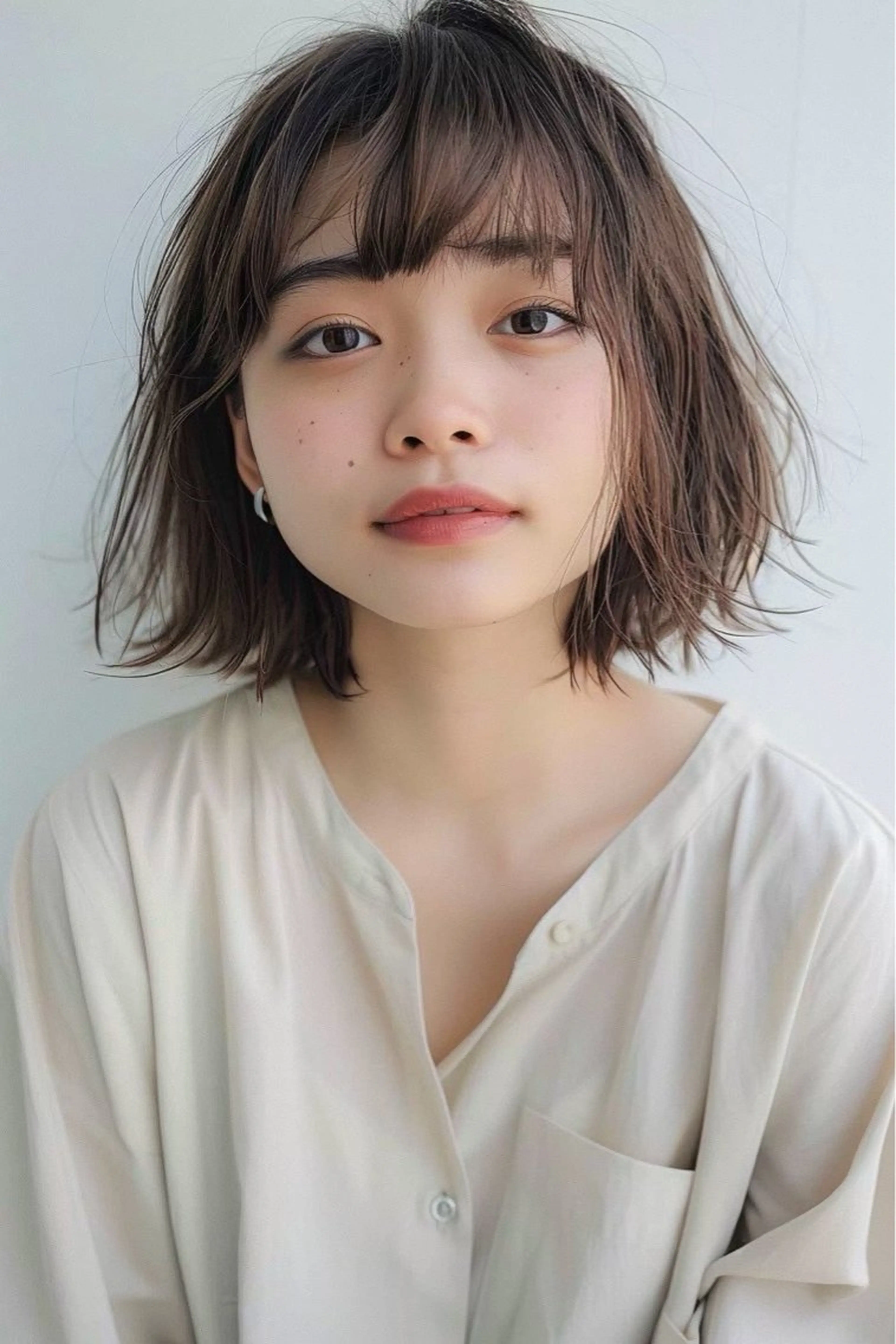 ショート カラー カット ヘアカラー トリートメント 最新ケアカラー 髪質改善YUTOのヘアスタイル