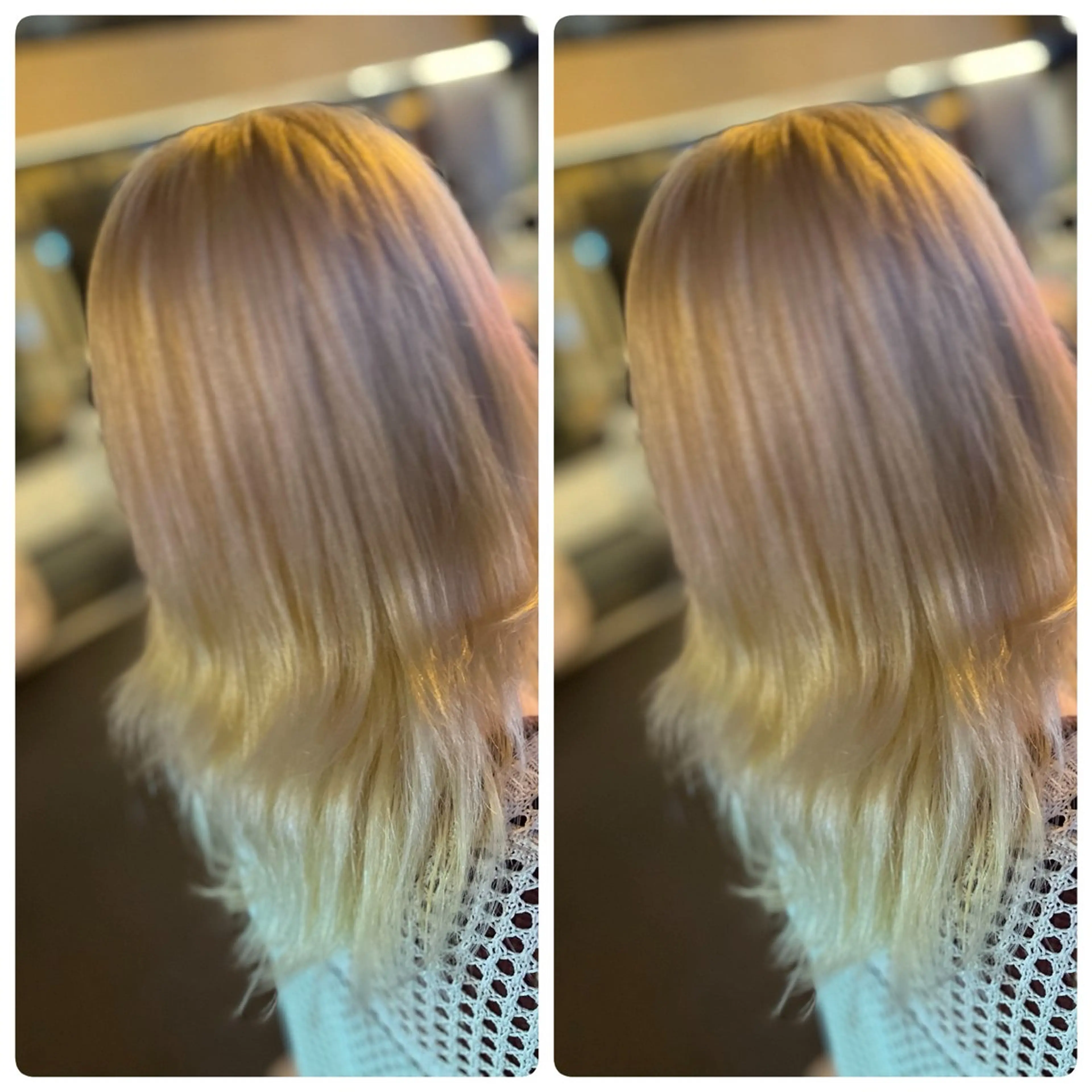 ミディアム ヘアカラー 飯星慧斗 /ブリーチ、縮毛矯正のヘアスタイル