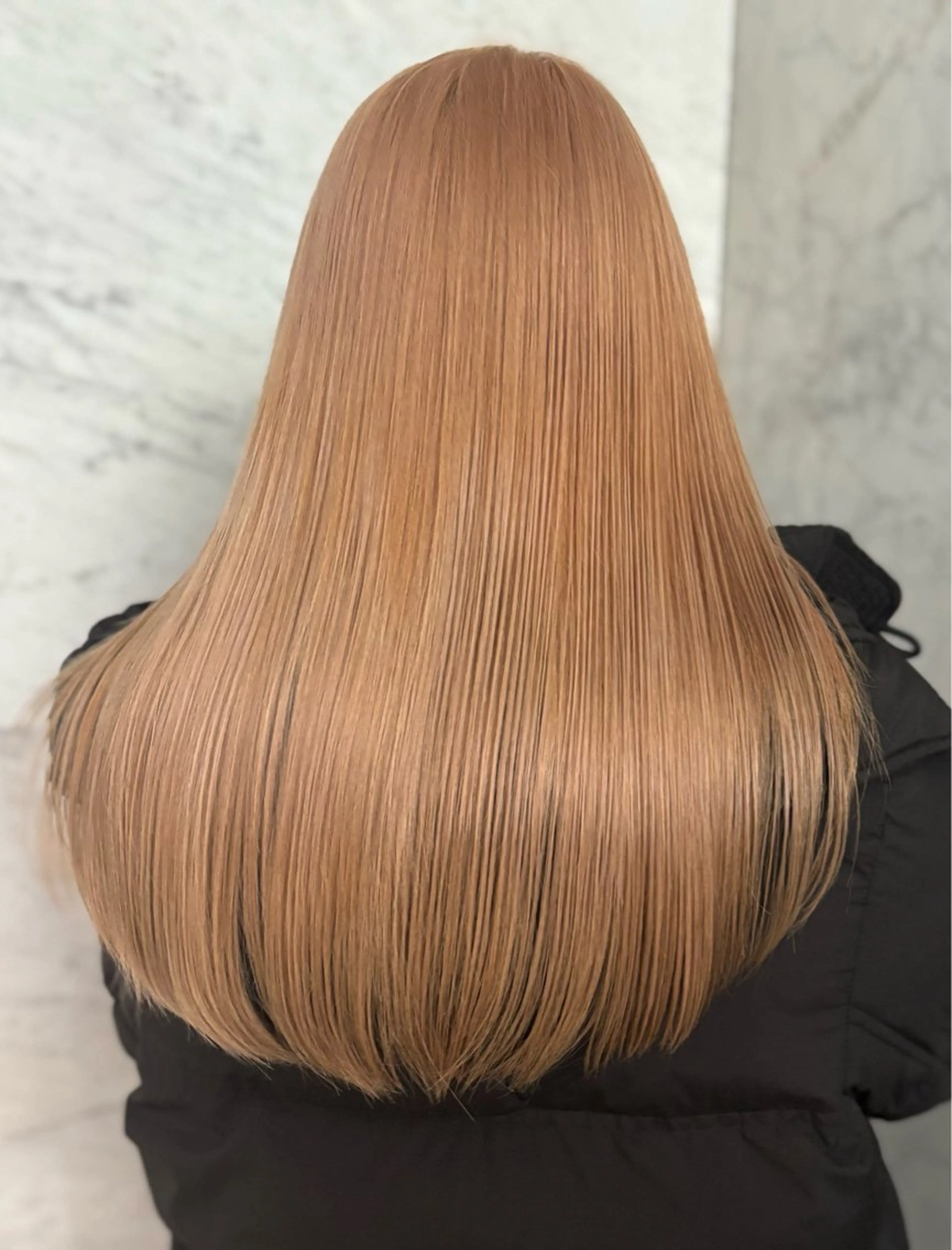 ロング カラー ブリーチ ケアブリーチ 髪質改善 トリートメント 心斎橋/メンズパーマ ブリーチ/ハイトーンのヘアスタイル