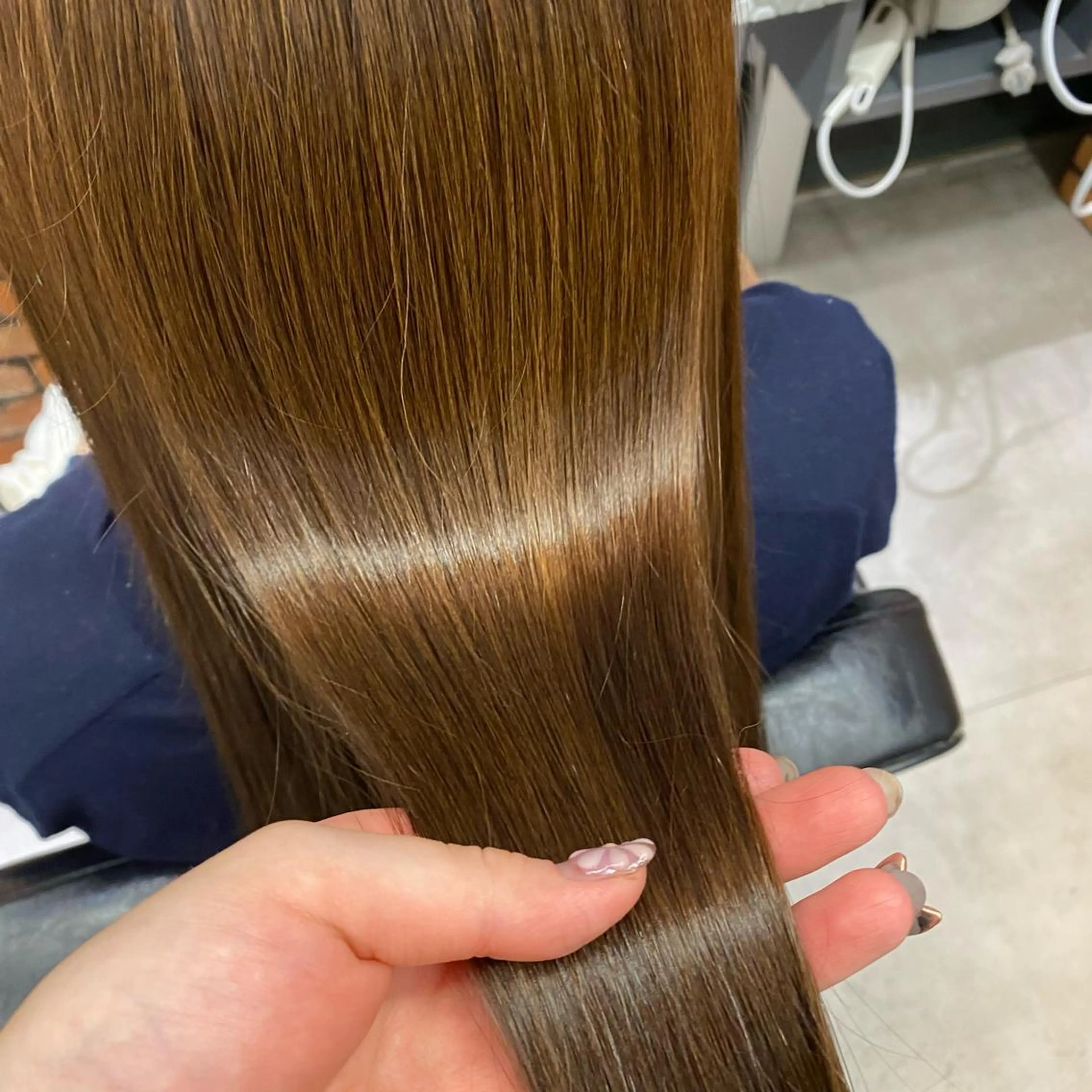 ロング カラー トリートメント 𝒀𝒖𝒊𝒏𝒂 梅田/透明感カラーのヘアスタイル