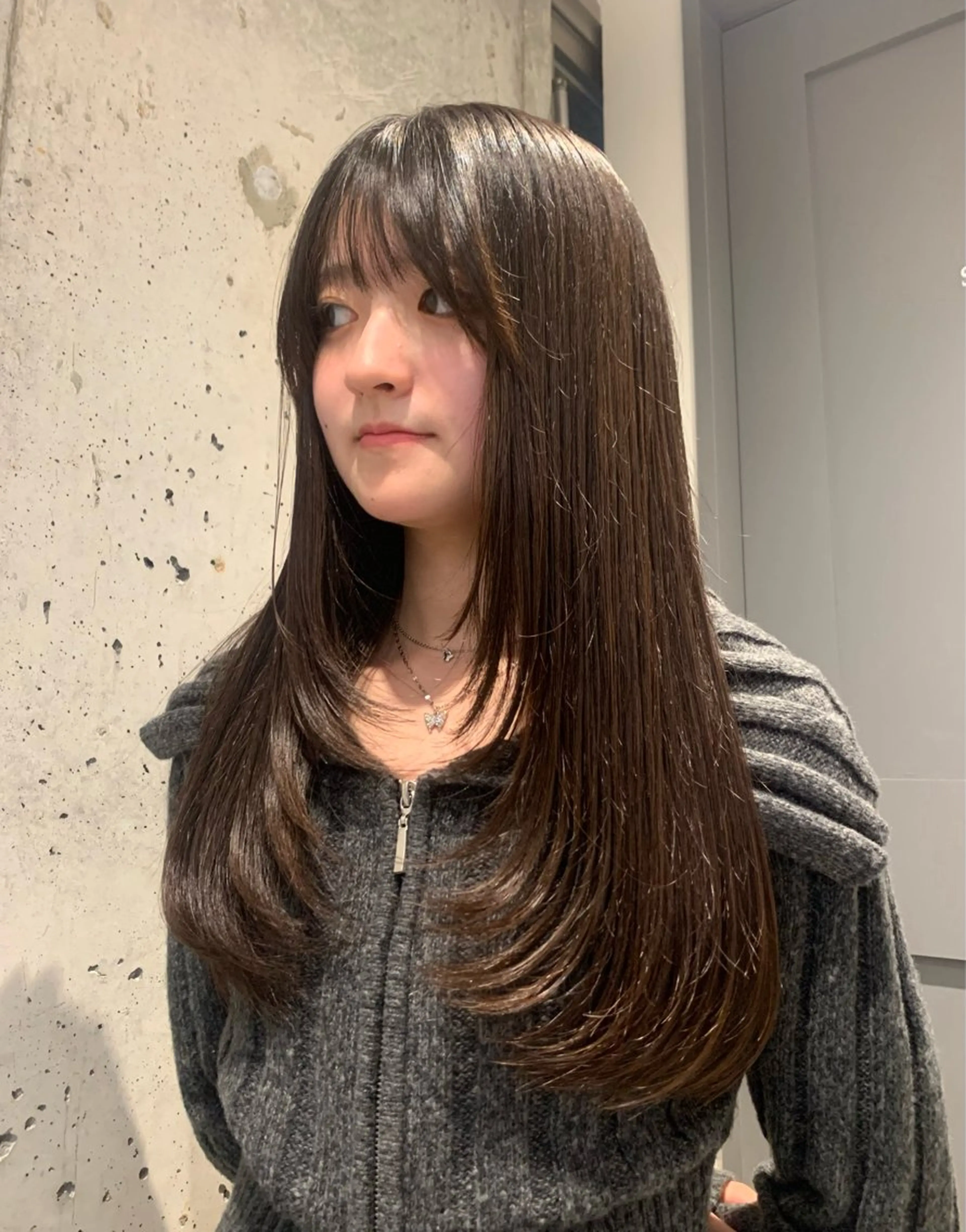 ロング レイヤー/メンズ /髪質改善 廣島公平のヘアスタイル