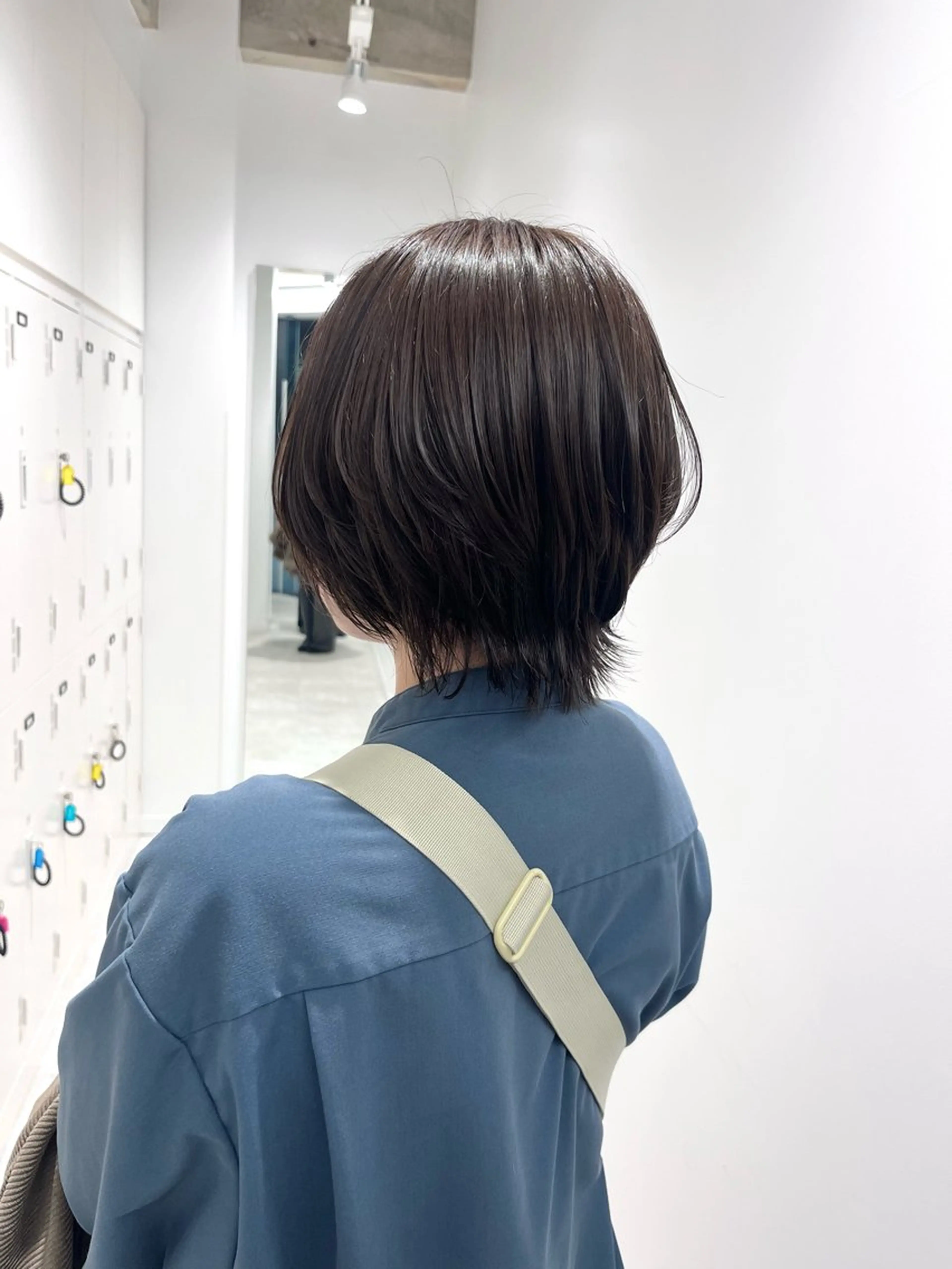 ショート カラー レイヤーカット×艶髪 /Ayanaのヘアスタイル