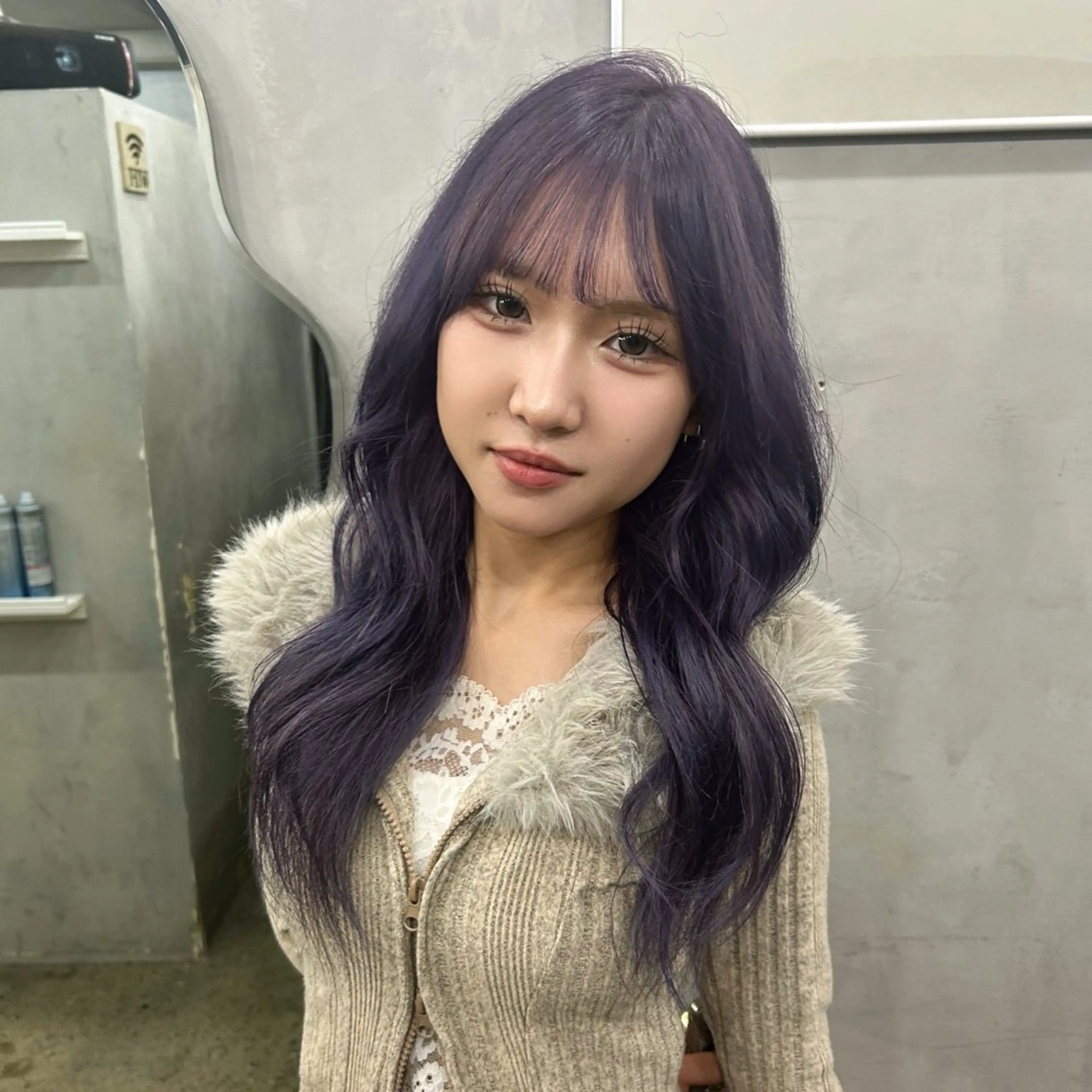 ロング カラー パープルカラー ヘアカラー 🦋SATO🦋 / 似合わせカラー⟡.*のヘアスタイル