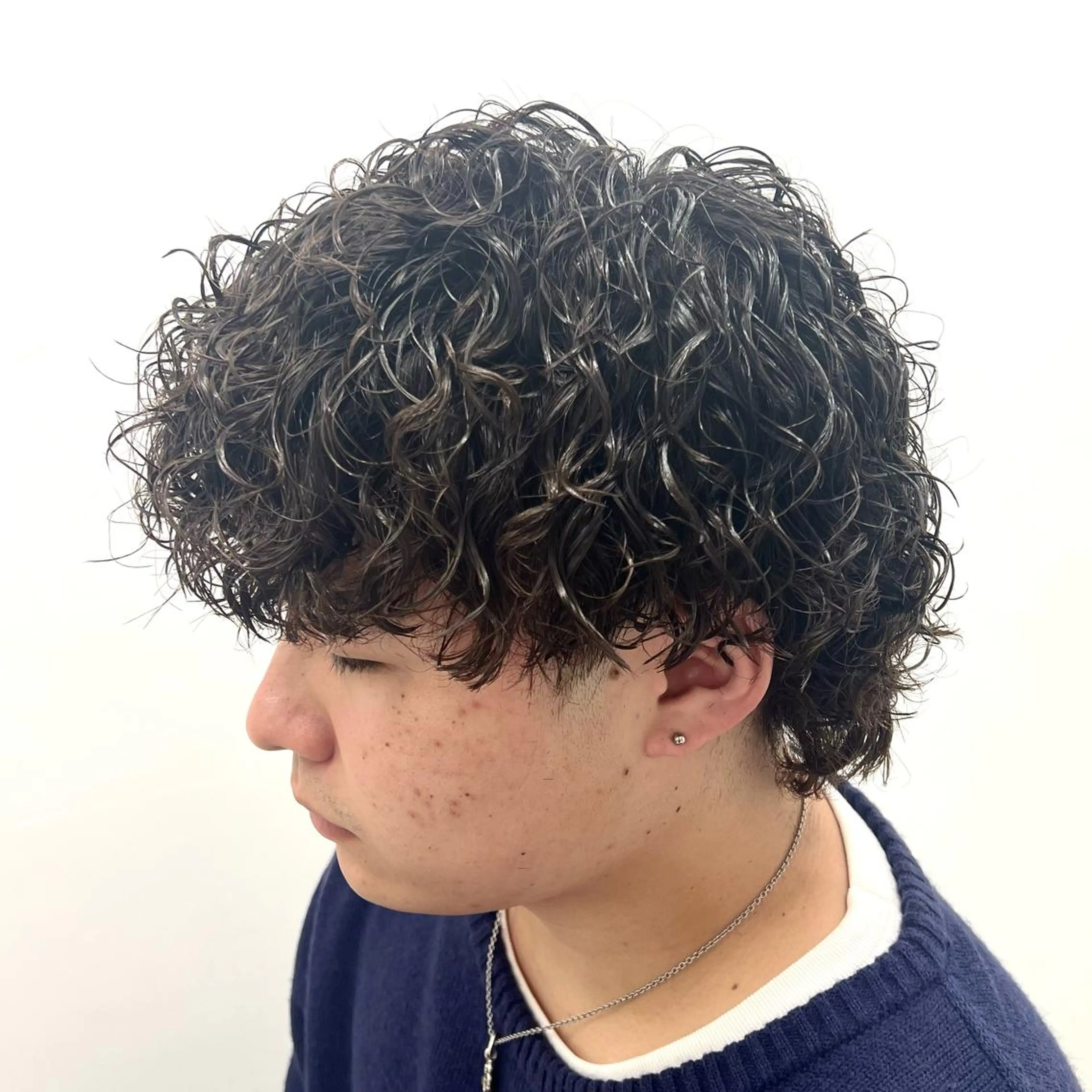 パーマ メンズ メンズパーマ プードルパーマ プードルパーマ カット パーマ 柏メンズカットパーマ NO.1タイチのヘアスタイル