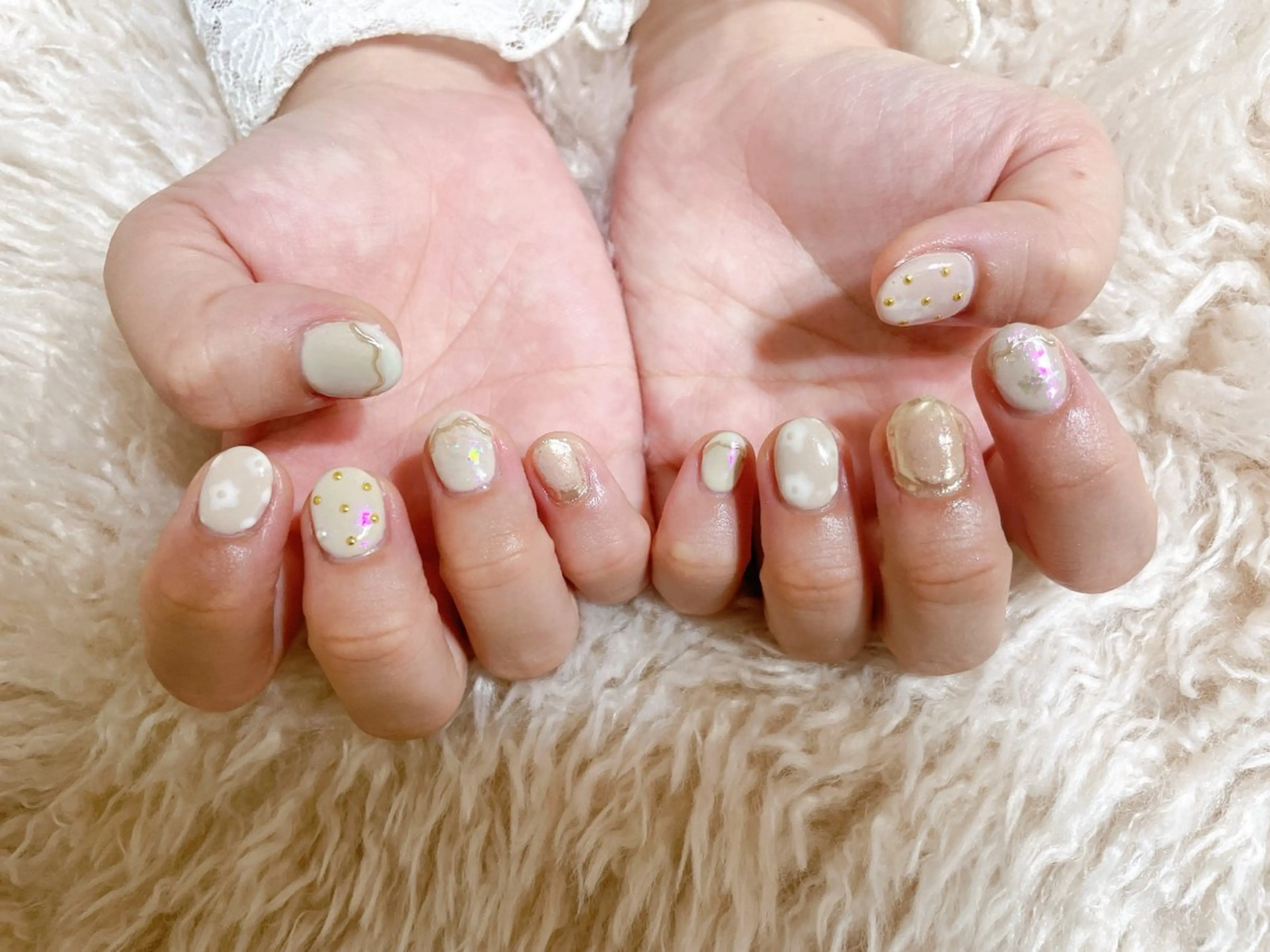 ネイル アートネイル フラワーネイル ジェルネイル 韓国ネイル パラジェル kikinail 溝の口のネイルデザイン