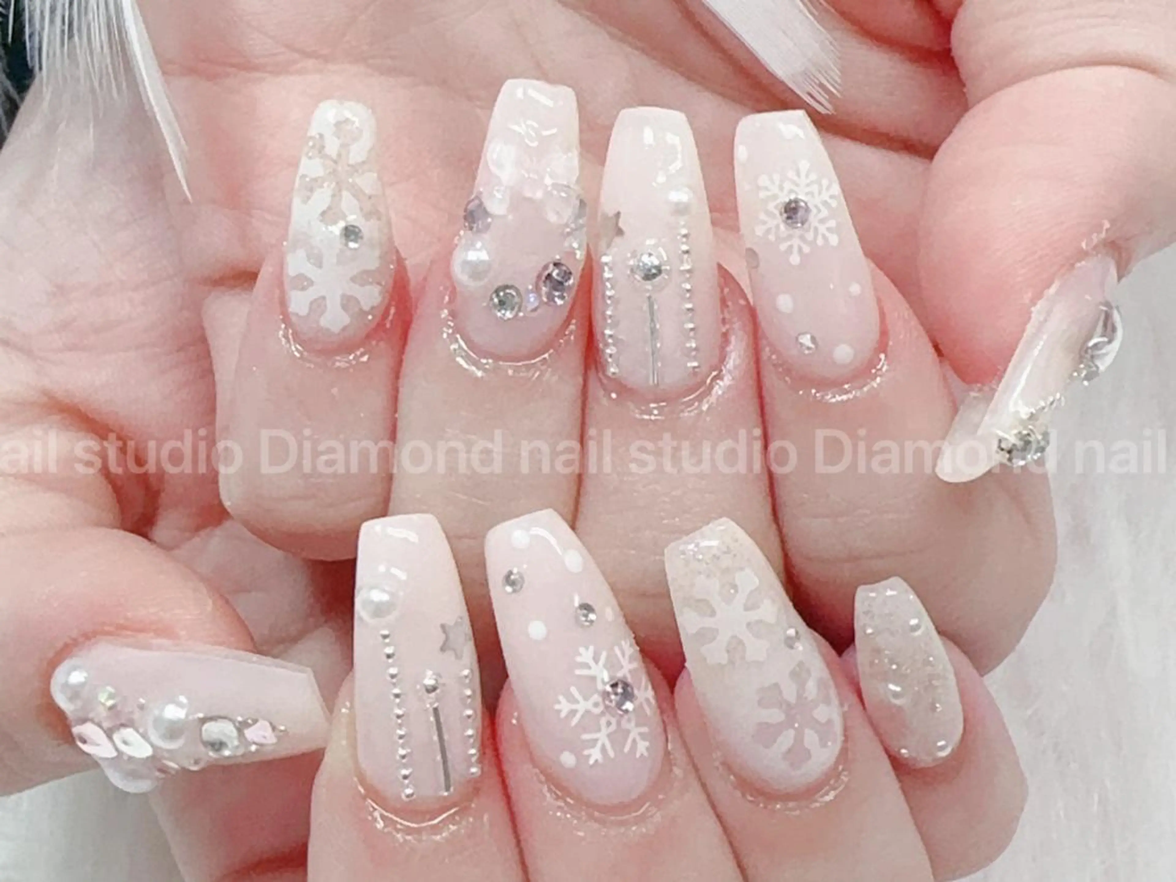 ネイル ハンドネイル DIAMOND Nail🍒のネイルデザイン