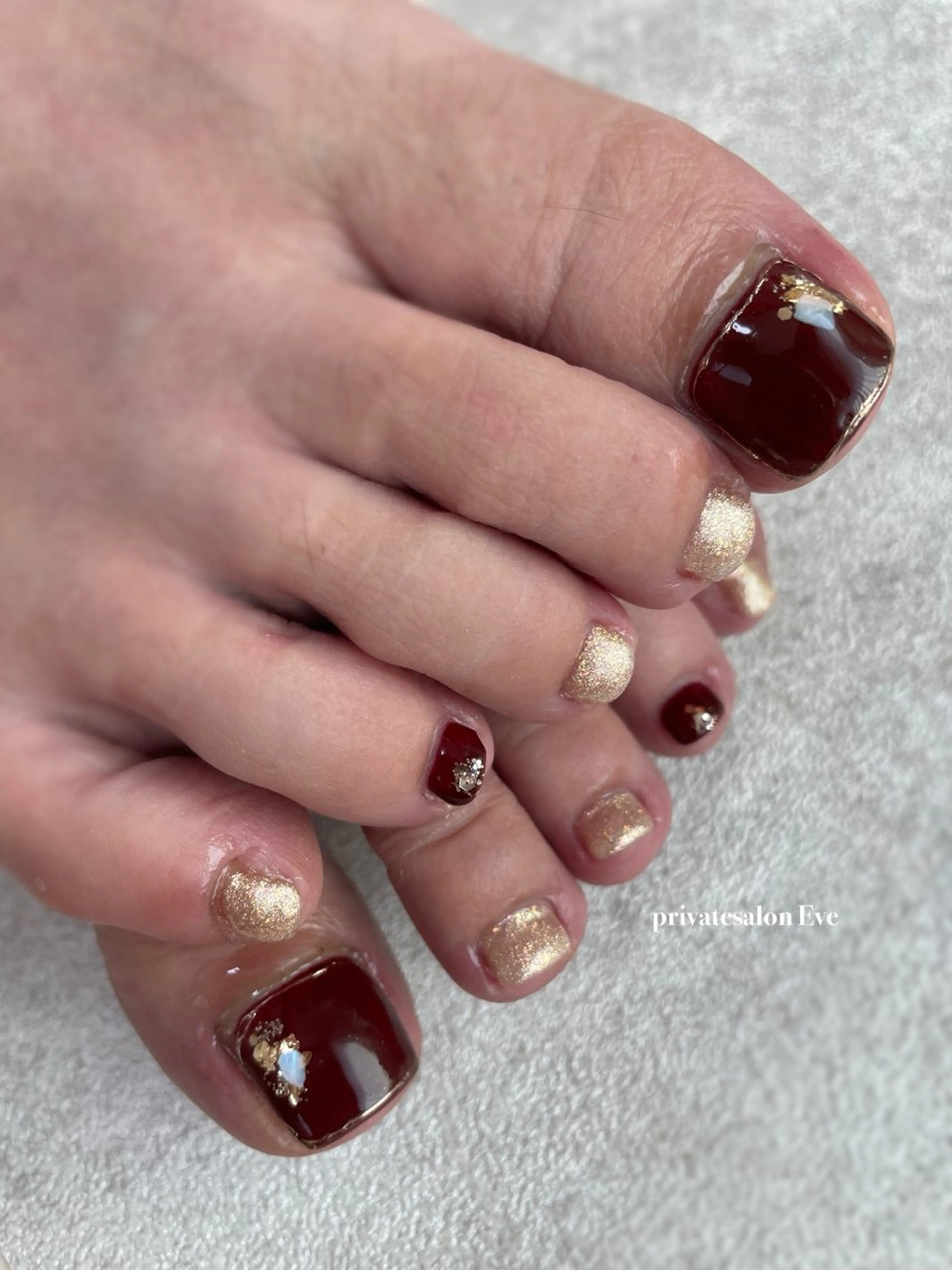 ネイル フットネイル Eve [nail ＊wax＊HBL]のネイルデザイン