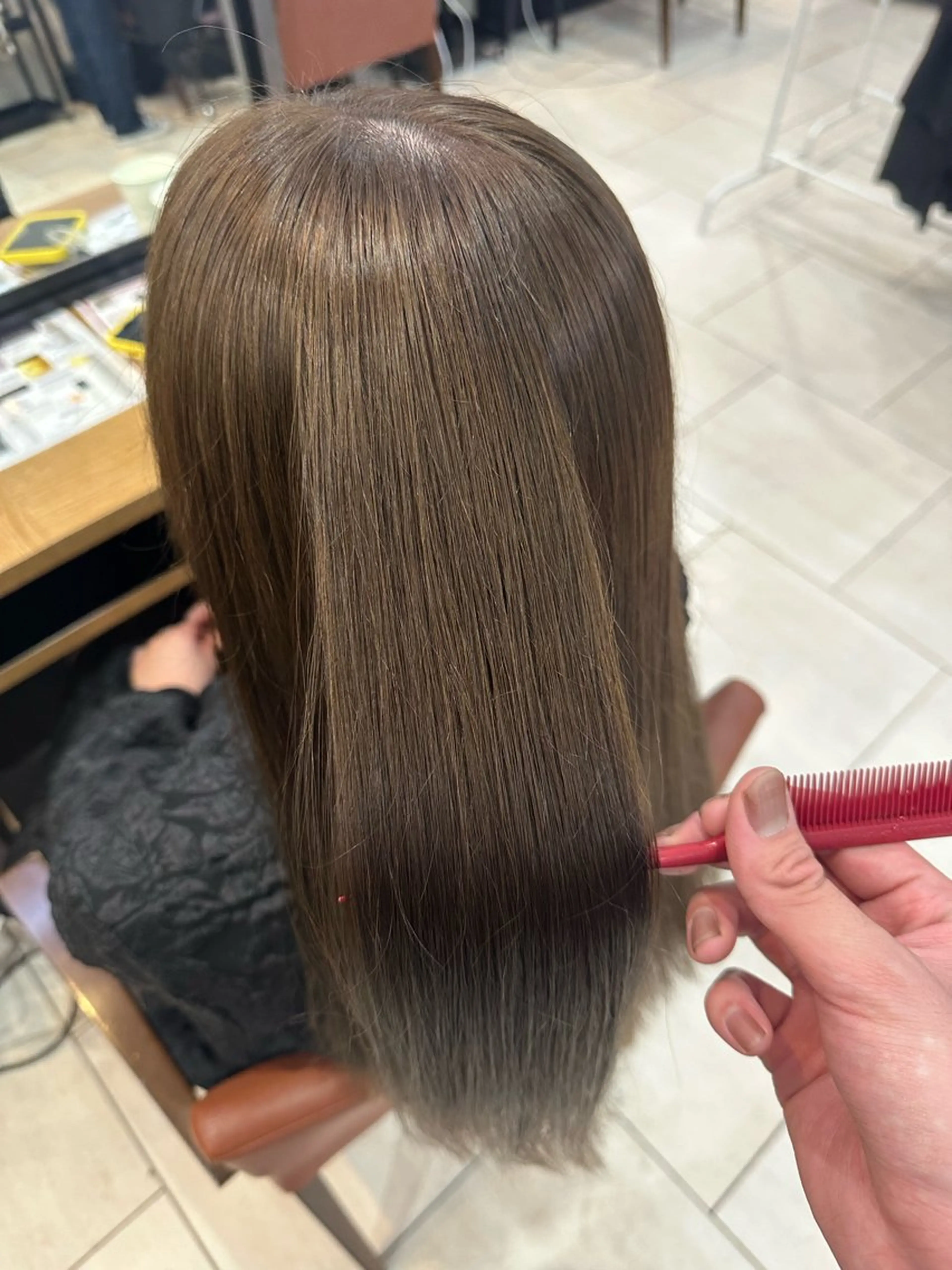 カラー 透明感カラー メンズカット/ フェザーパーマ/げんのヘアスタイル