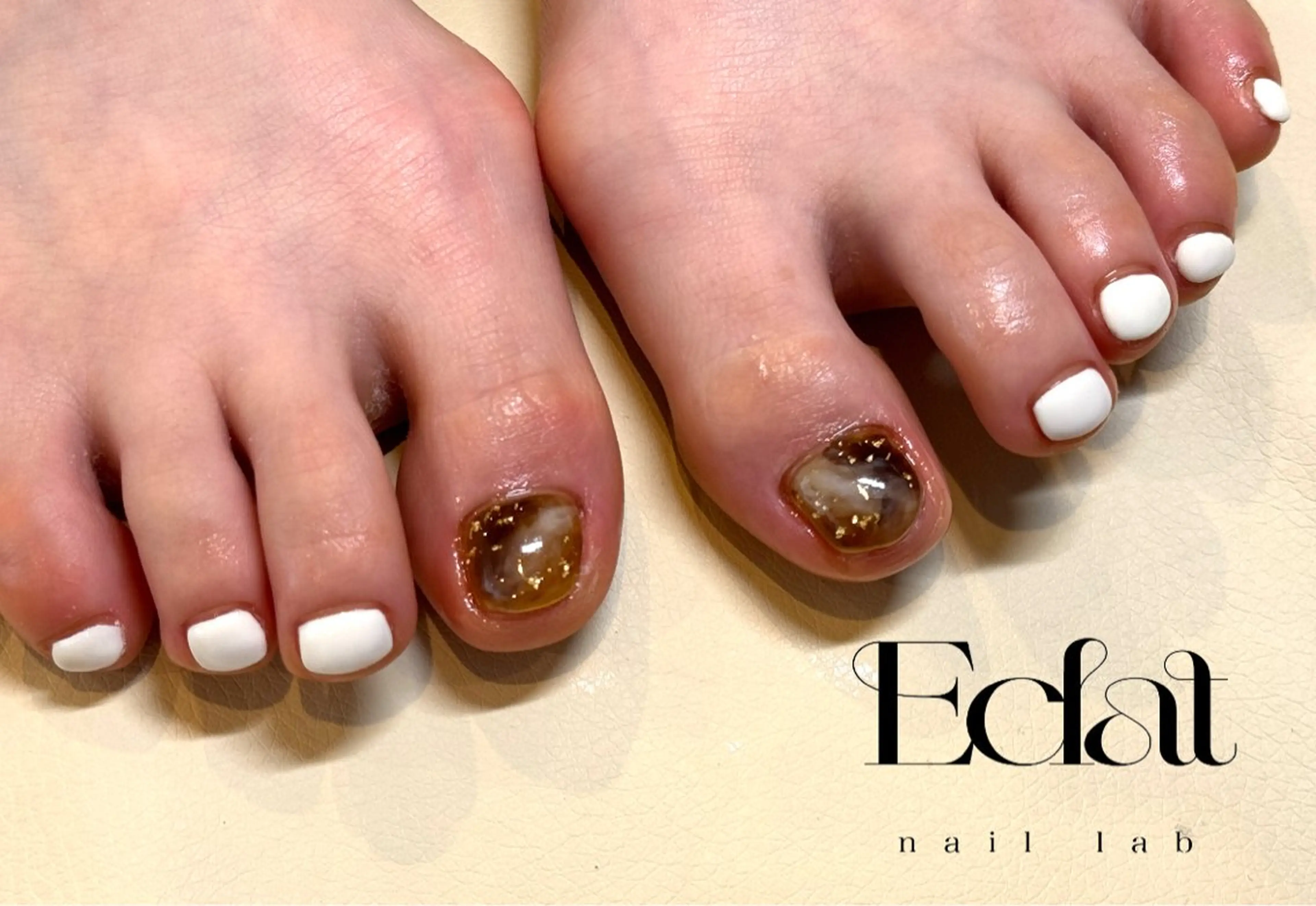 【foot】お持込み親指アートの写真