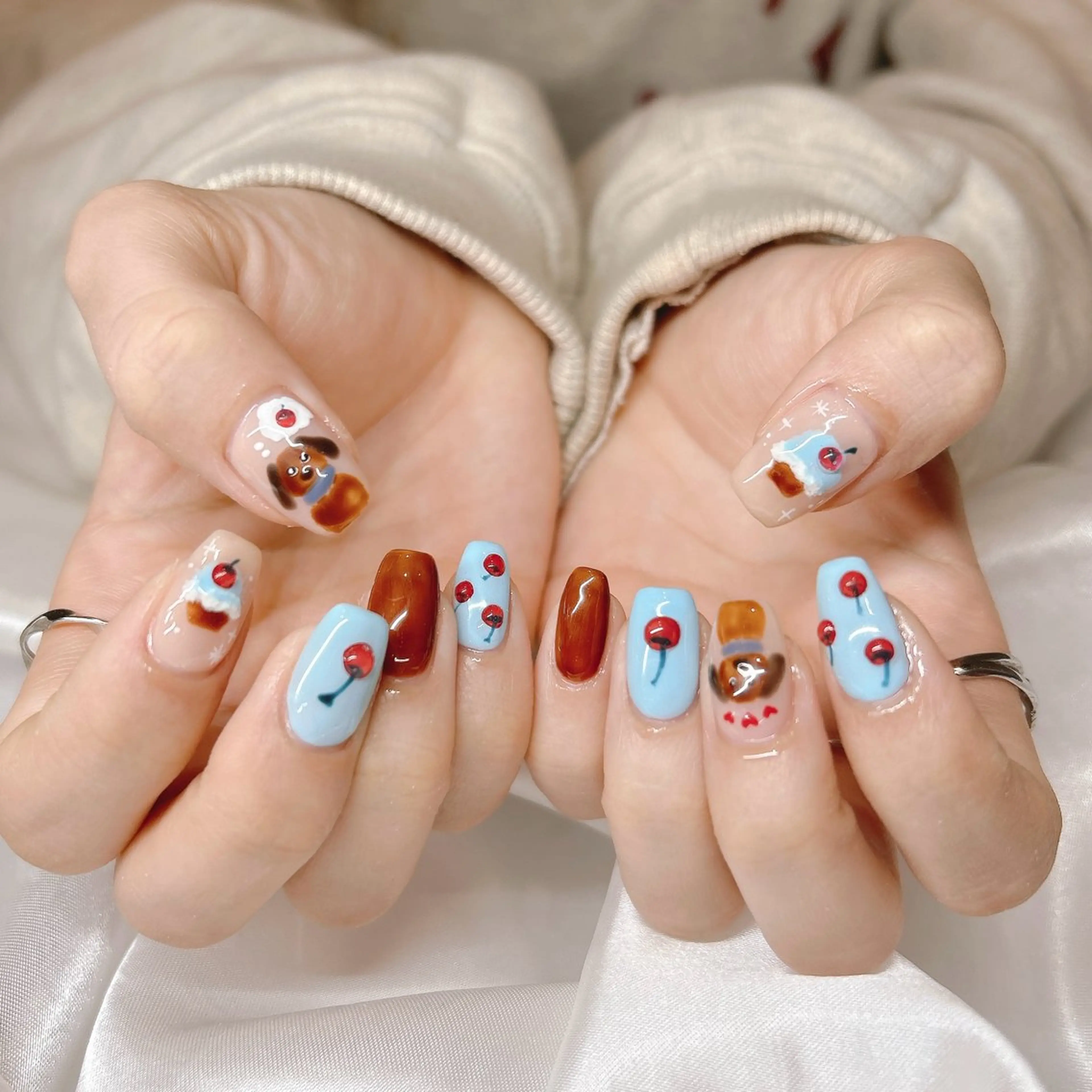 ネイル ハンドネイル junna のぞいてねのネイルデザイン