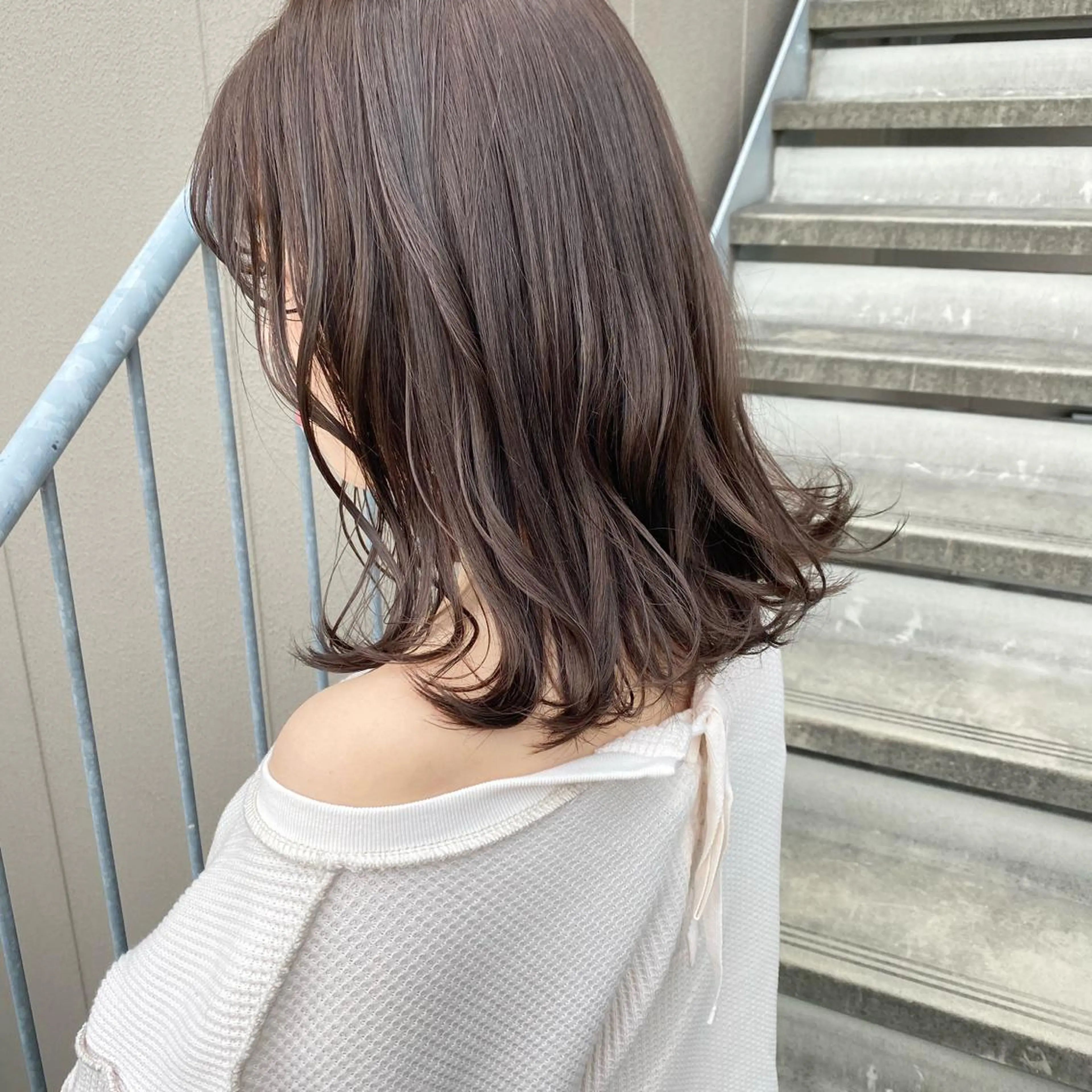 ミディアム 坂本 圭太朗のヘアスタイル