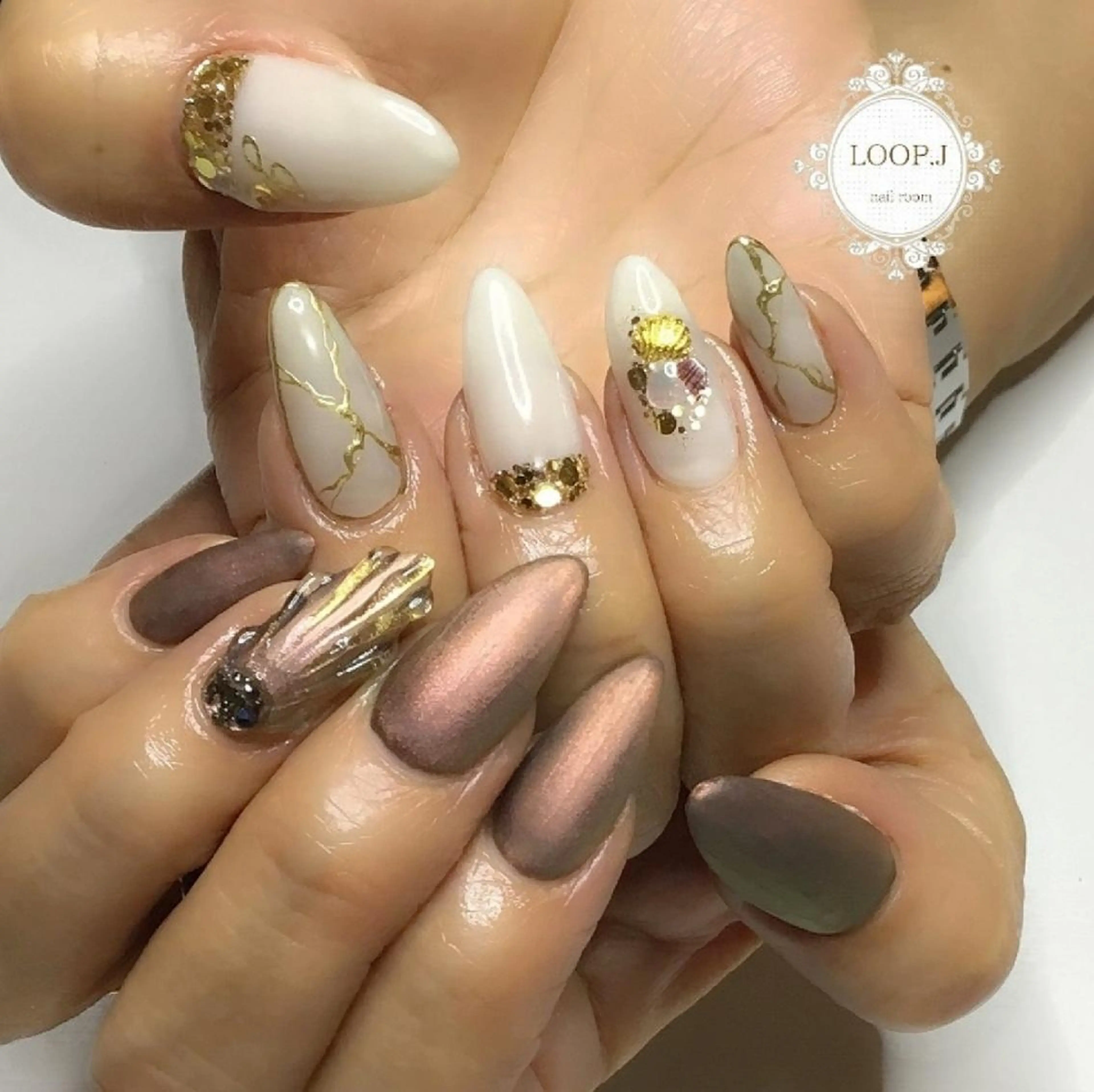 ネイル ハンドネイル おおくぼ めぐみのネイルデザイン