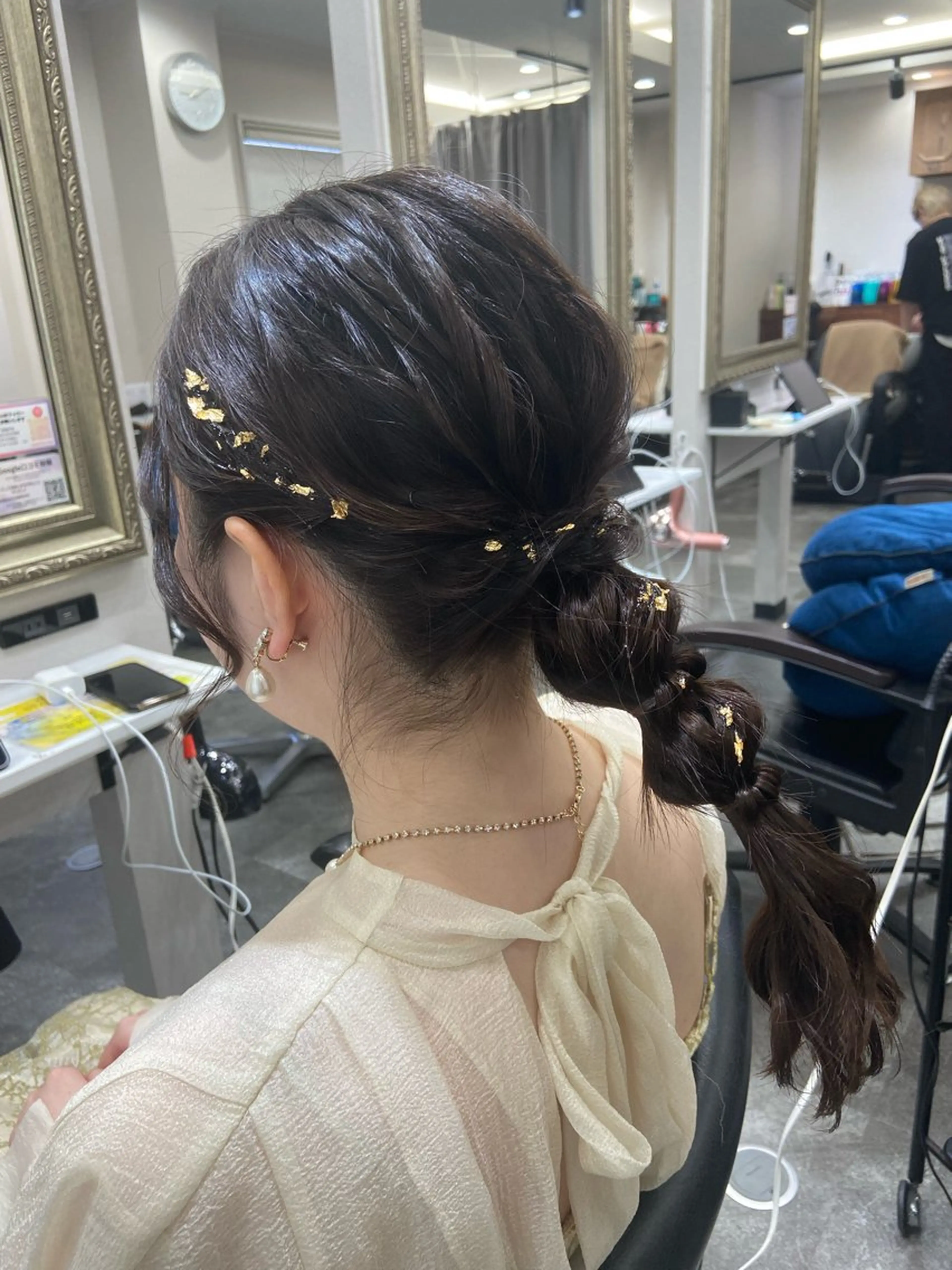 セミロング ヘアアレンジ 籾木 美優のヘアスタイル