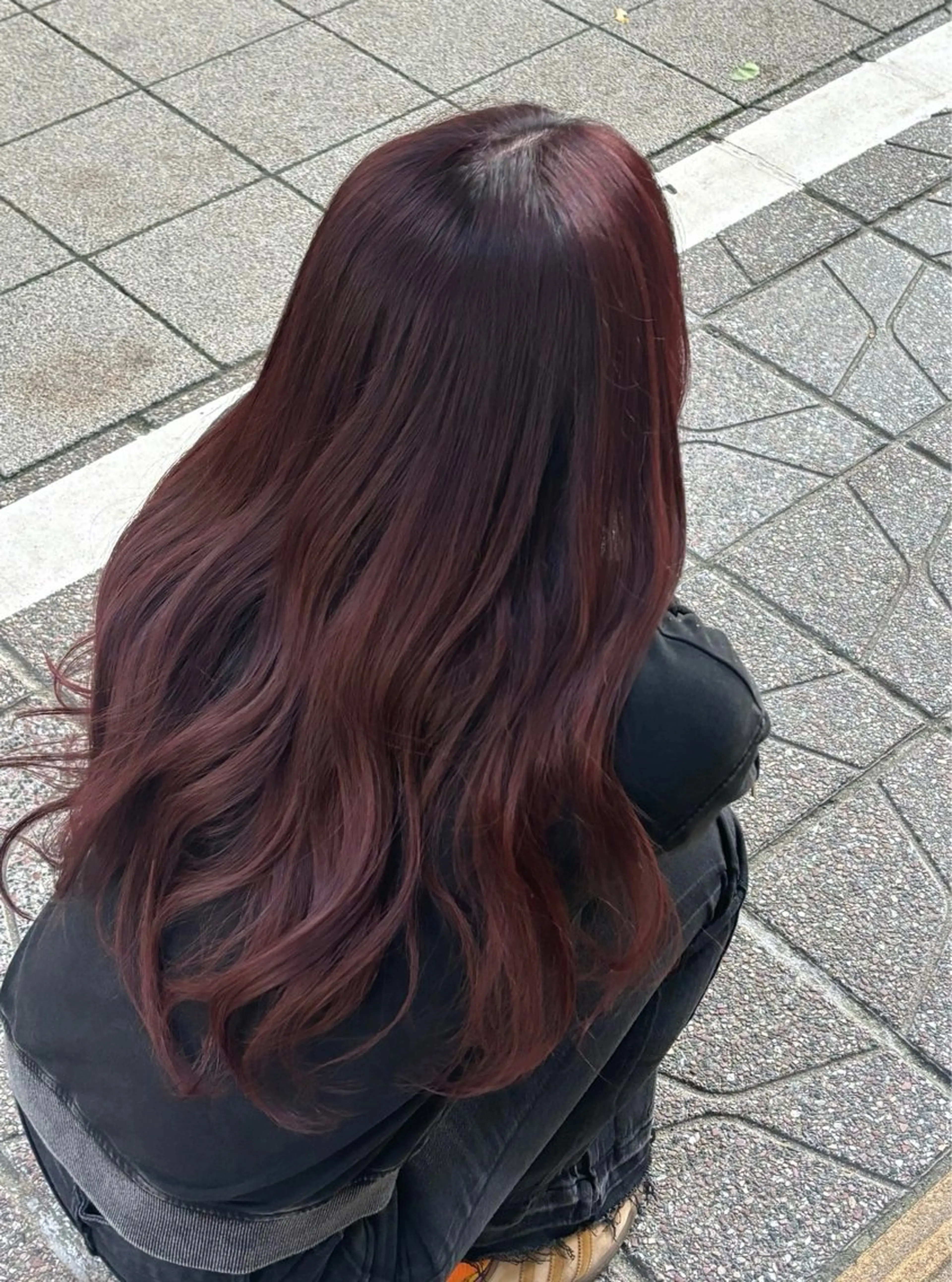 ロング カラー カット ヘアカラー 🍓ハイトーンカラー 🎀nene🍓のヘアスタイル