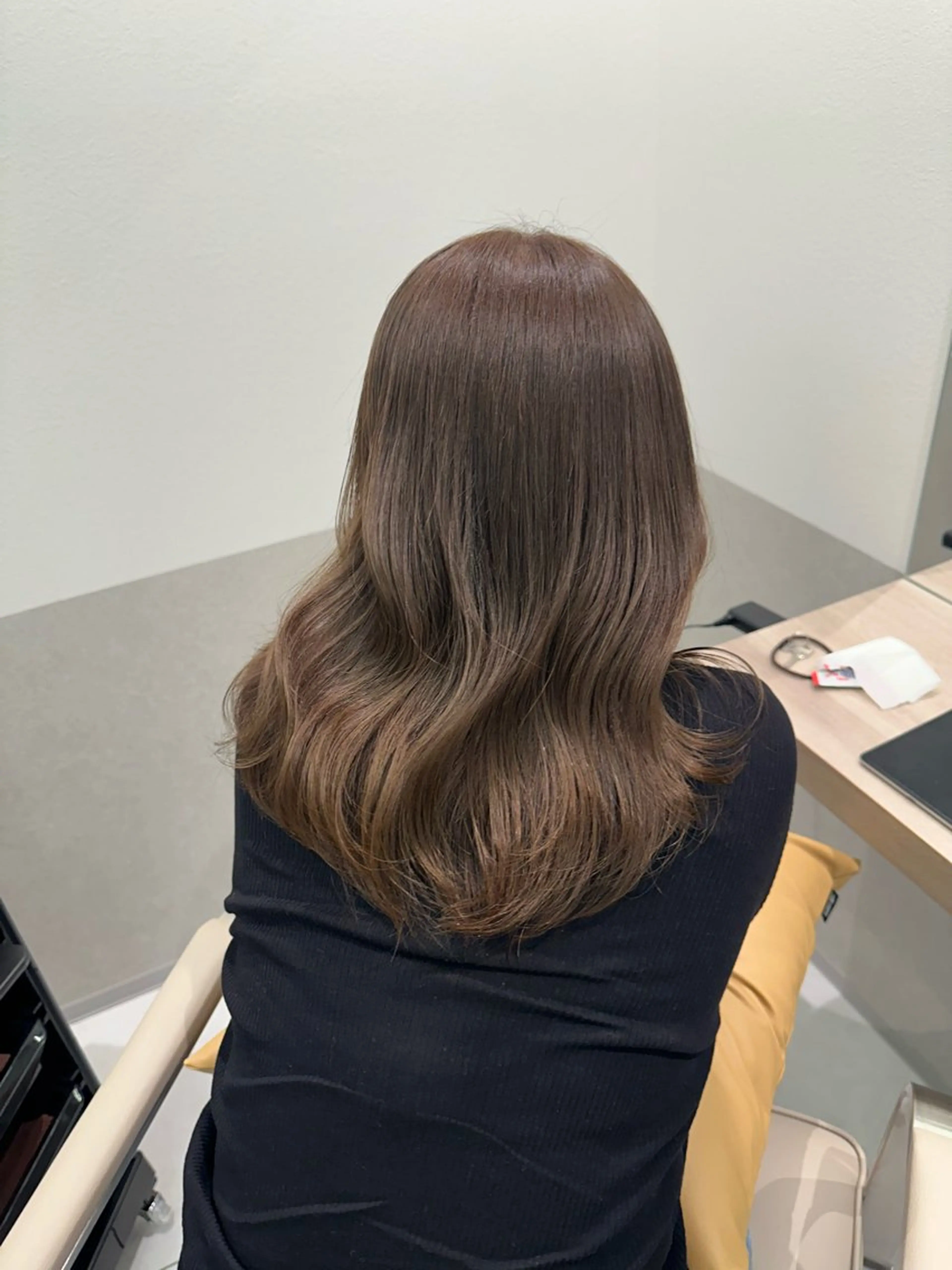 セミロング カラー 池袋/透明感カラー 🎀Yuri🎀のヘアスタイル