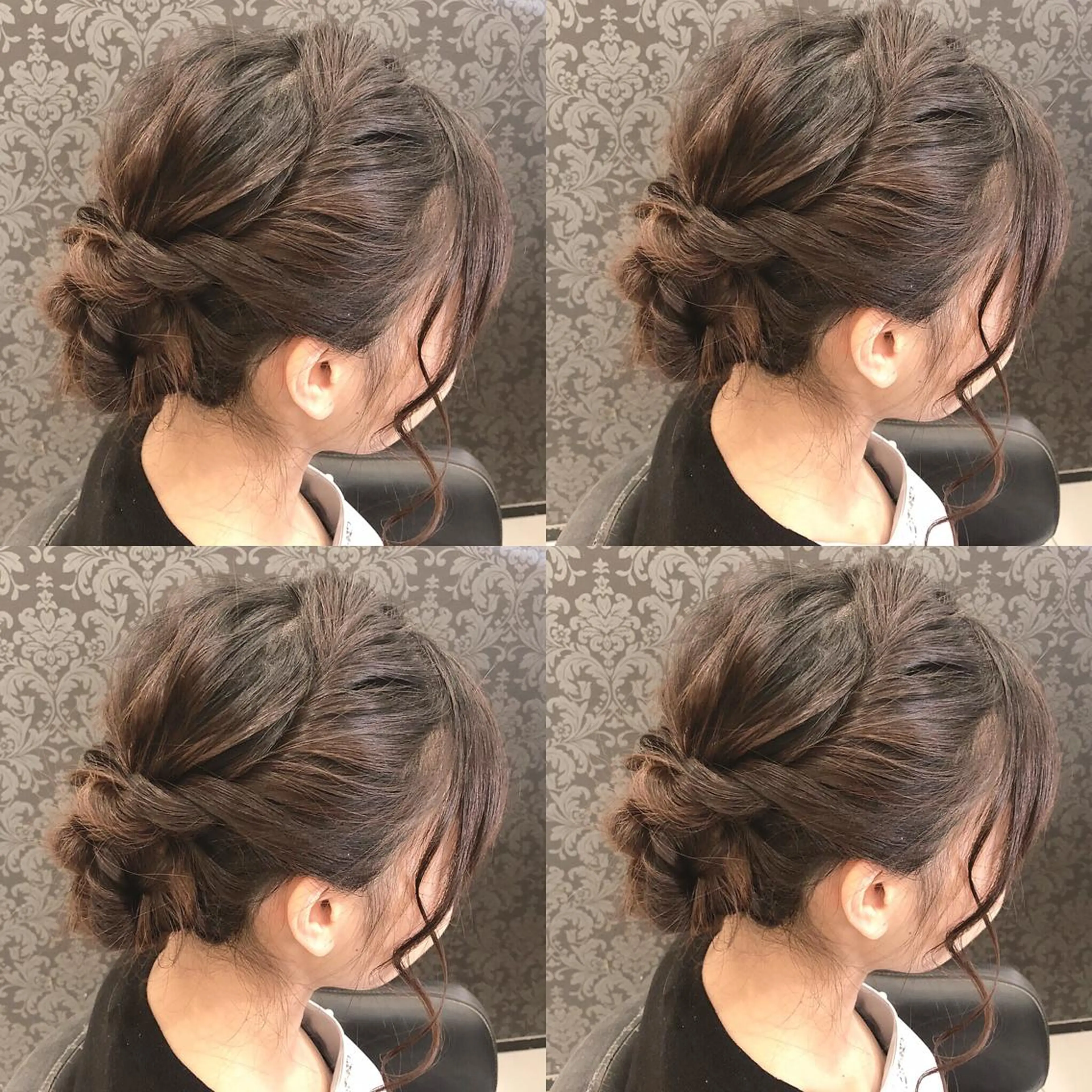 セミロング ヘアアレンジ ヘアセット 🌷MAYU 🌷のヘアスタイル