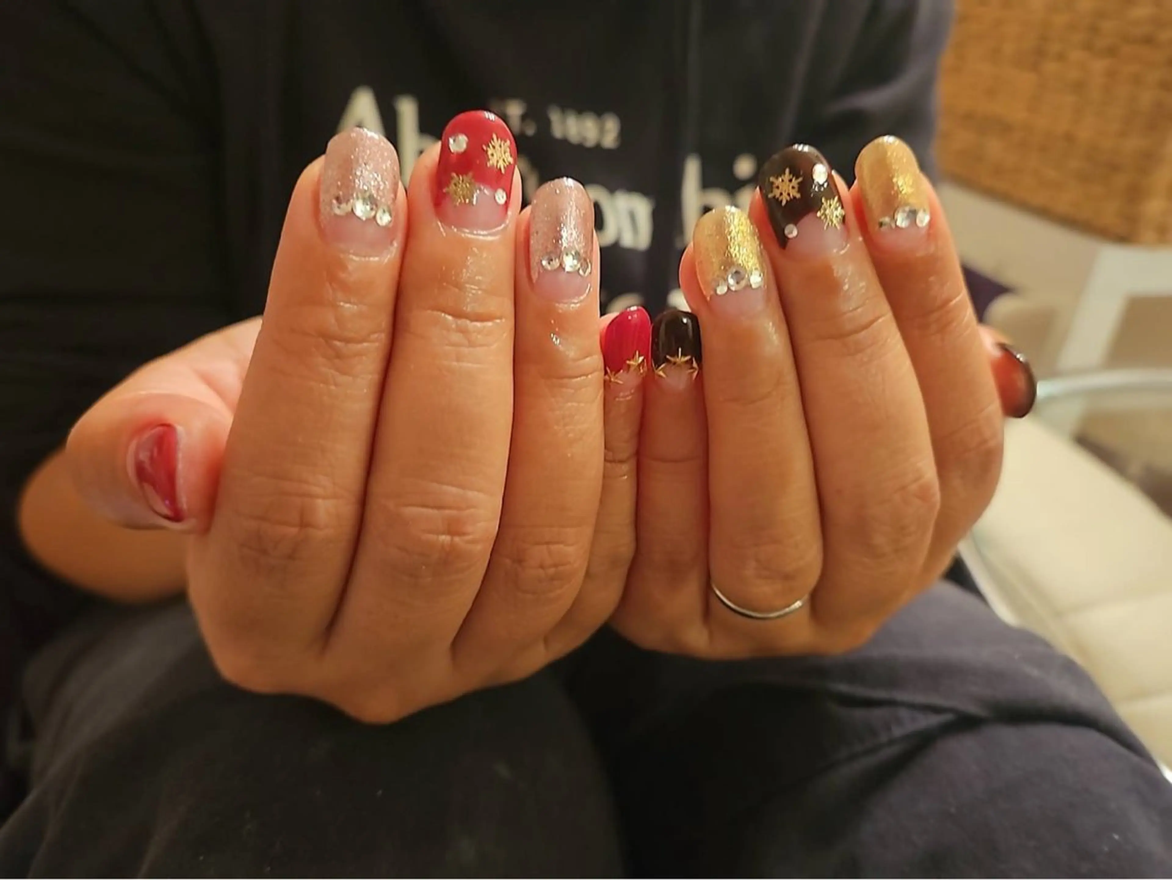 ネイル 持ち込み 冬ネイル クリスマス リオッサ  オブ ラグーン神戸店のエステ・リラクイメージ