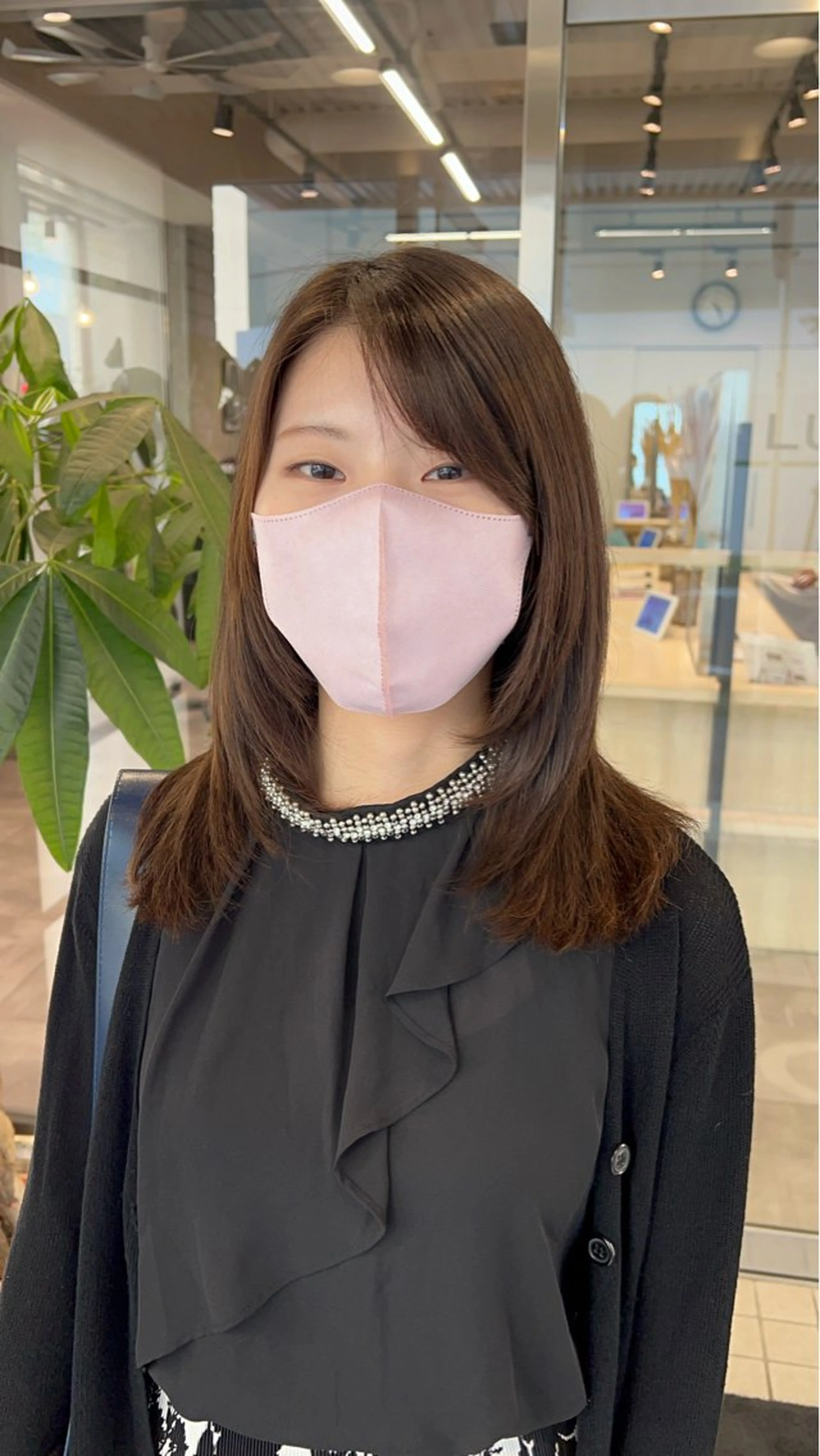 セミロング カット ヘアカラー 🌞レイヤー×カラー 前川那津美🌞のヘアスタイル