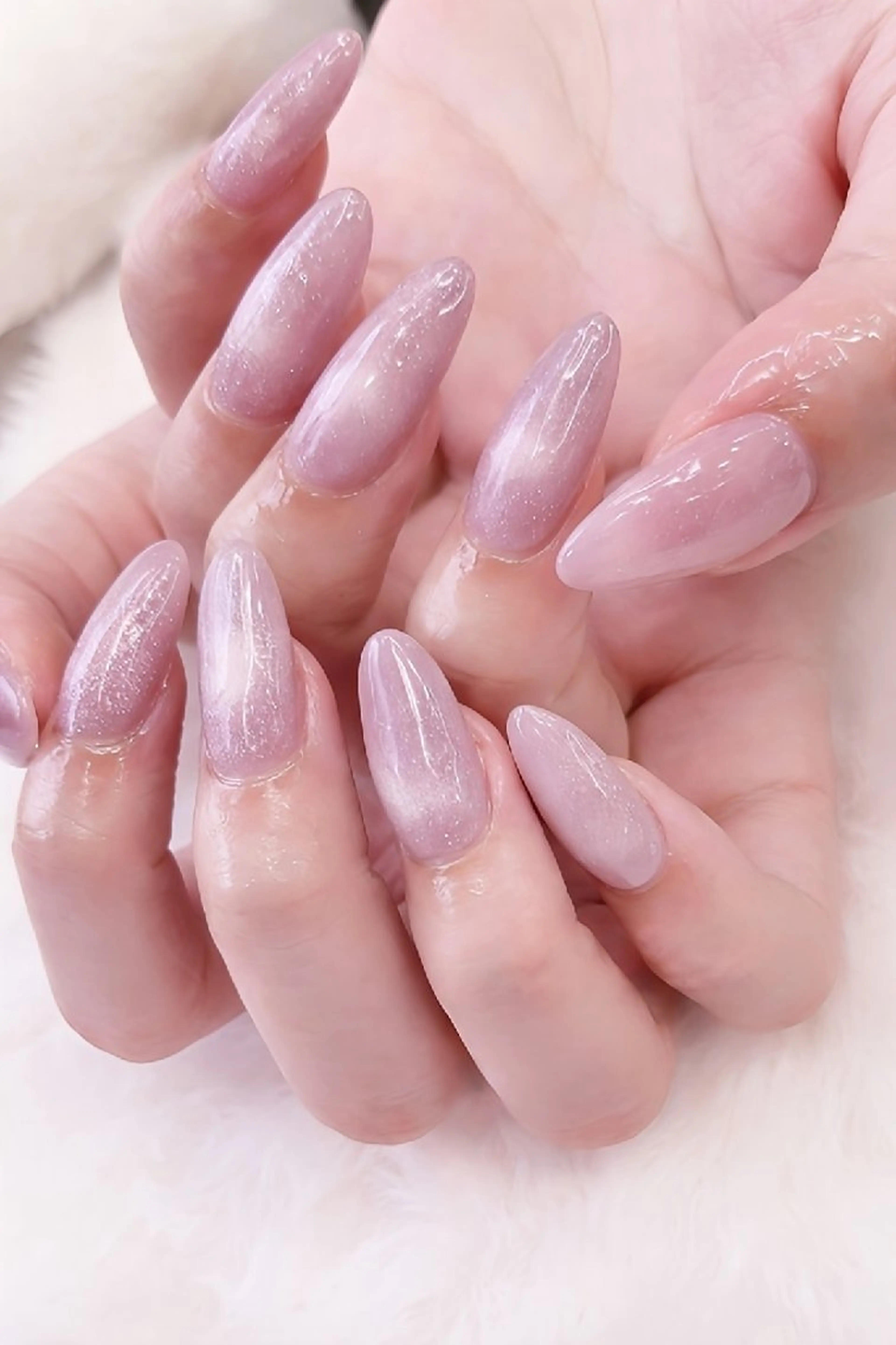 ネイル 長さ出し マグネットネイル nail salon lux所属・ネイリスト yukaのネイルデザイン
