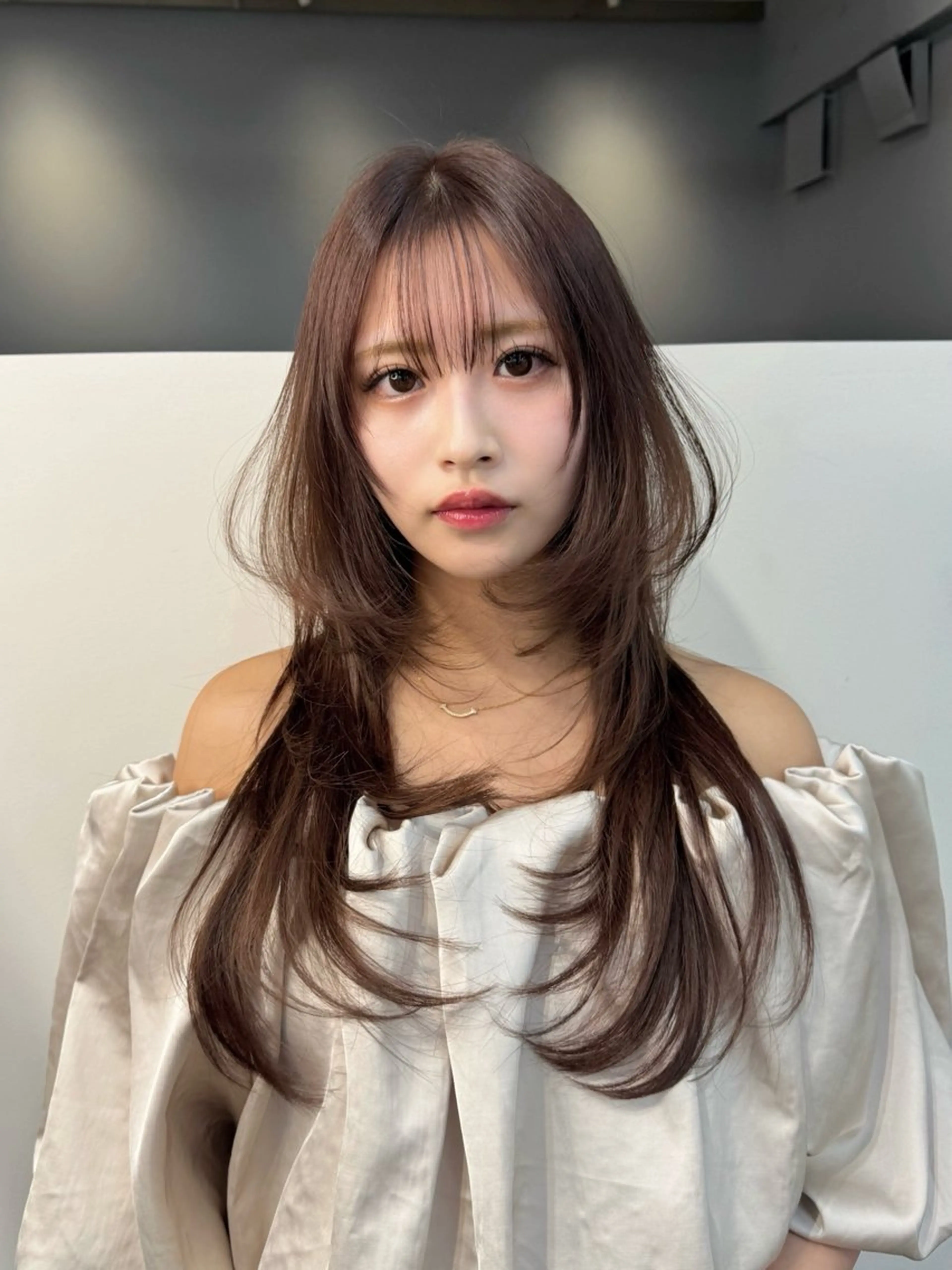 ❄️冬に向けて❄️12月限定【美補正カット＋ケラチンカラー＋バイカルテトリートメント】#韓国ヘア#レイヤーカットの写真