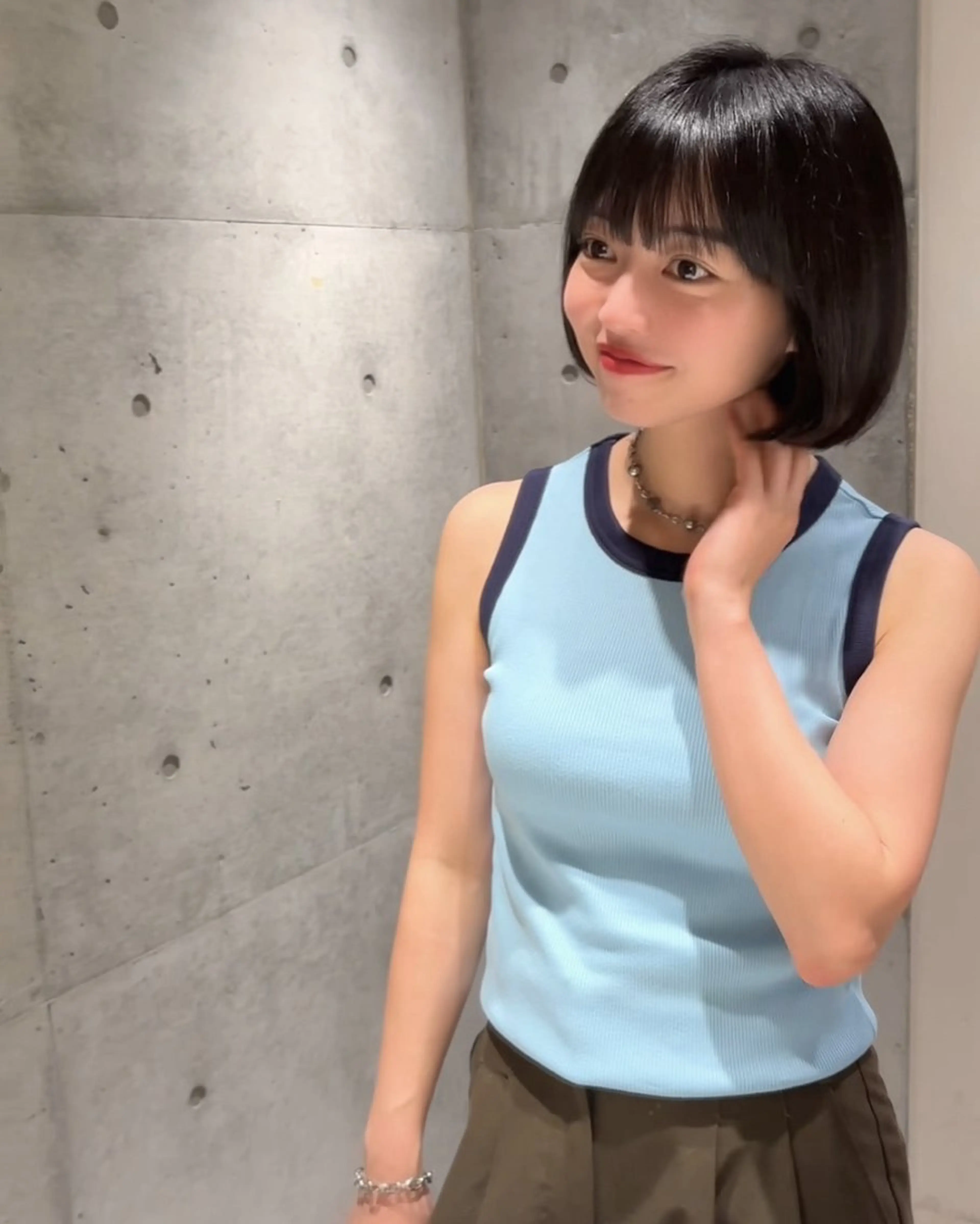 ミディアム まいか🤎髪質改善 ミルクティーボブ🎀のヘアスタイル