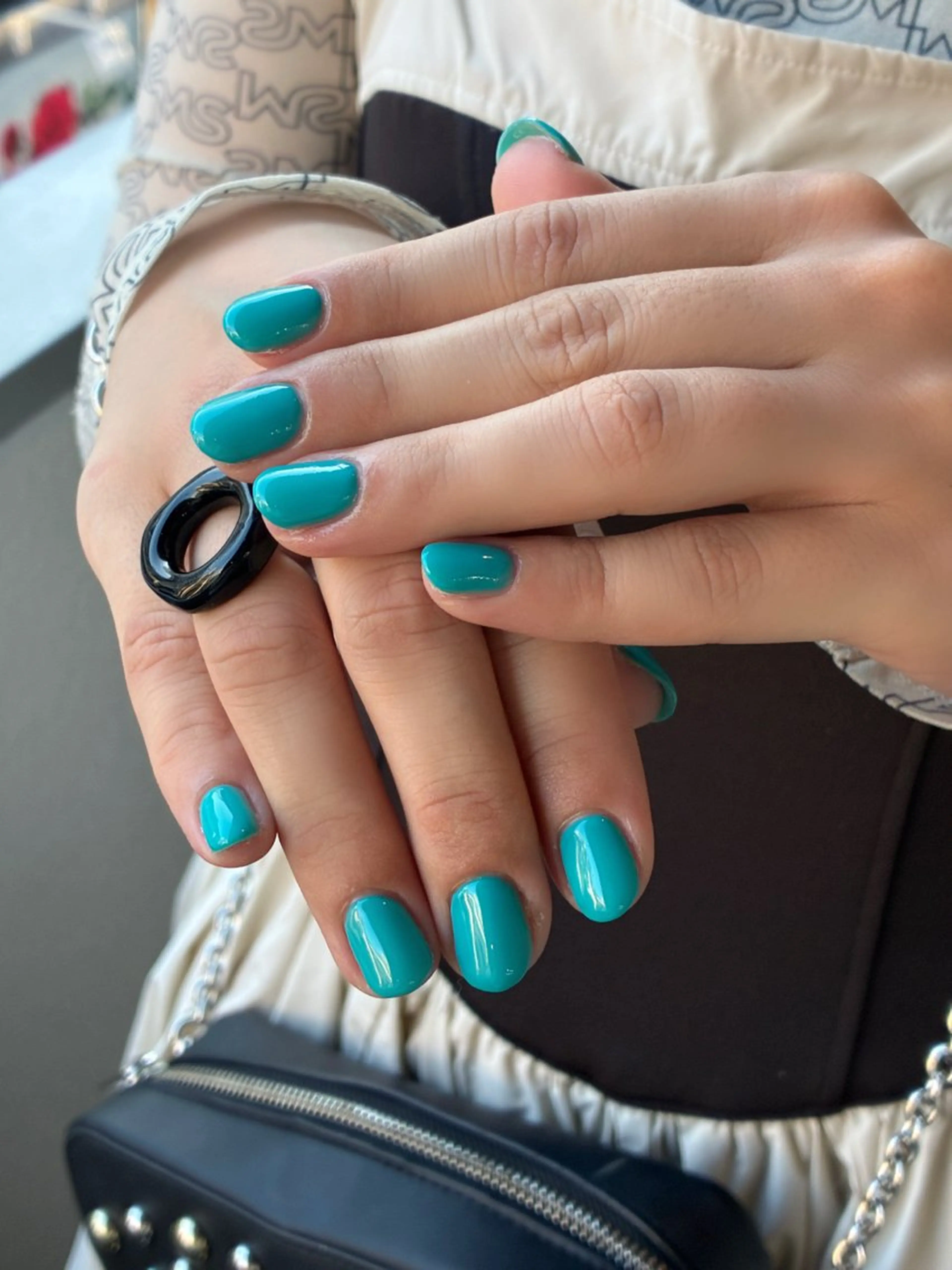 ネイル ワンカラーネイル nue所属・nue【ムー】 ひなたのネイルデザイン