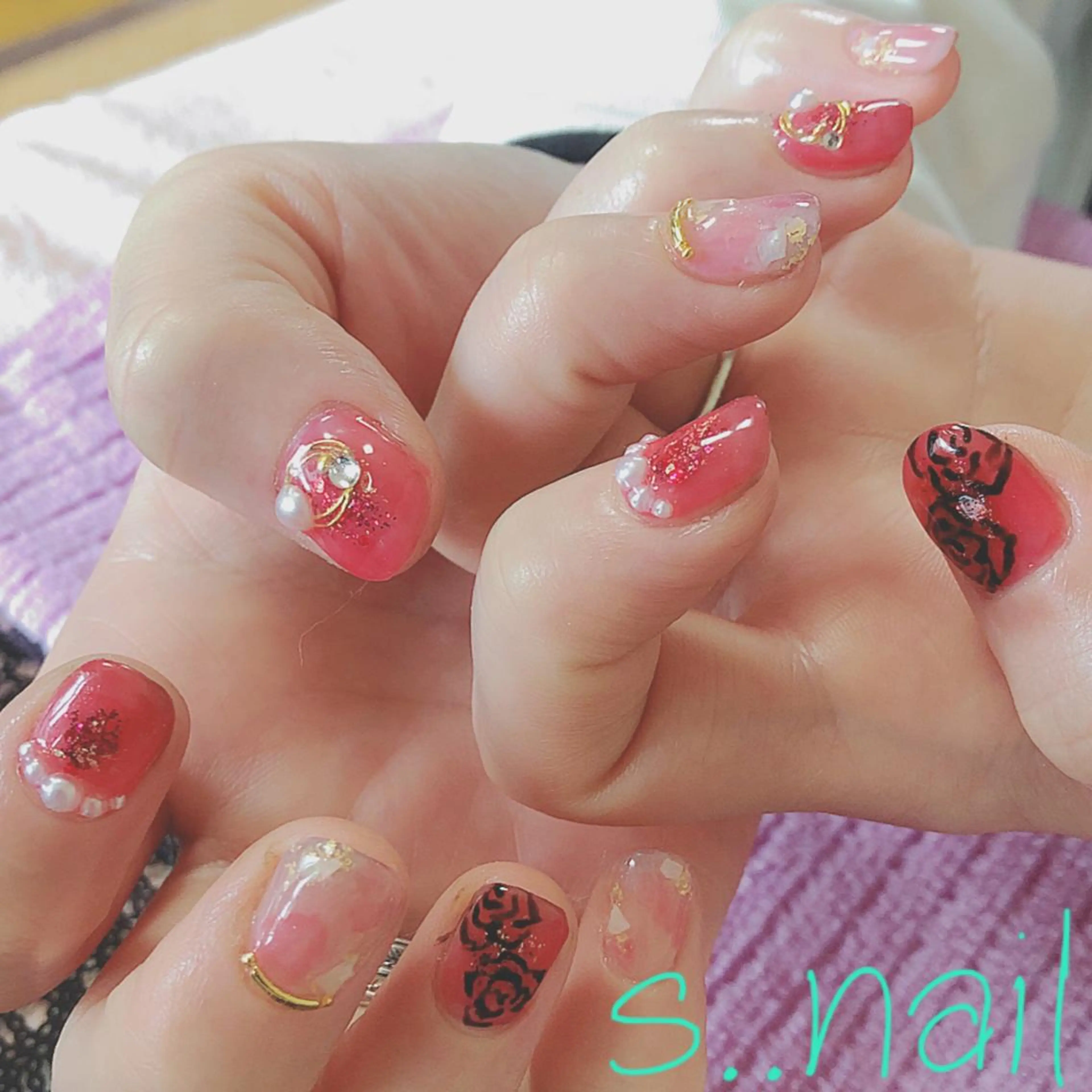 ネイル ラメ(グリッター) ハンドネイル フットネイル s..nail / MORITAのネイルデザイン