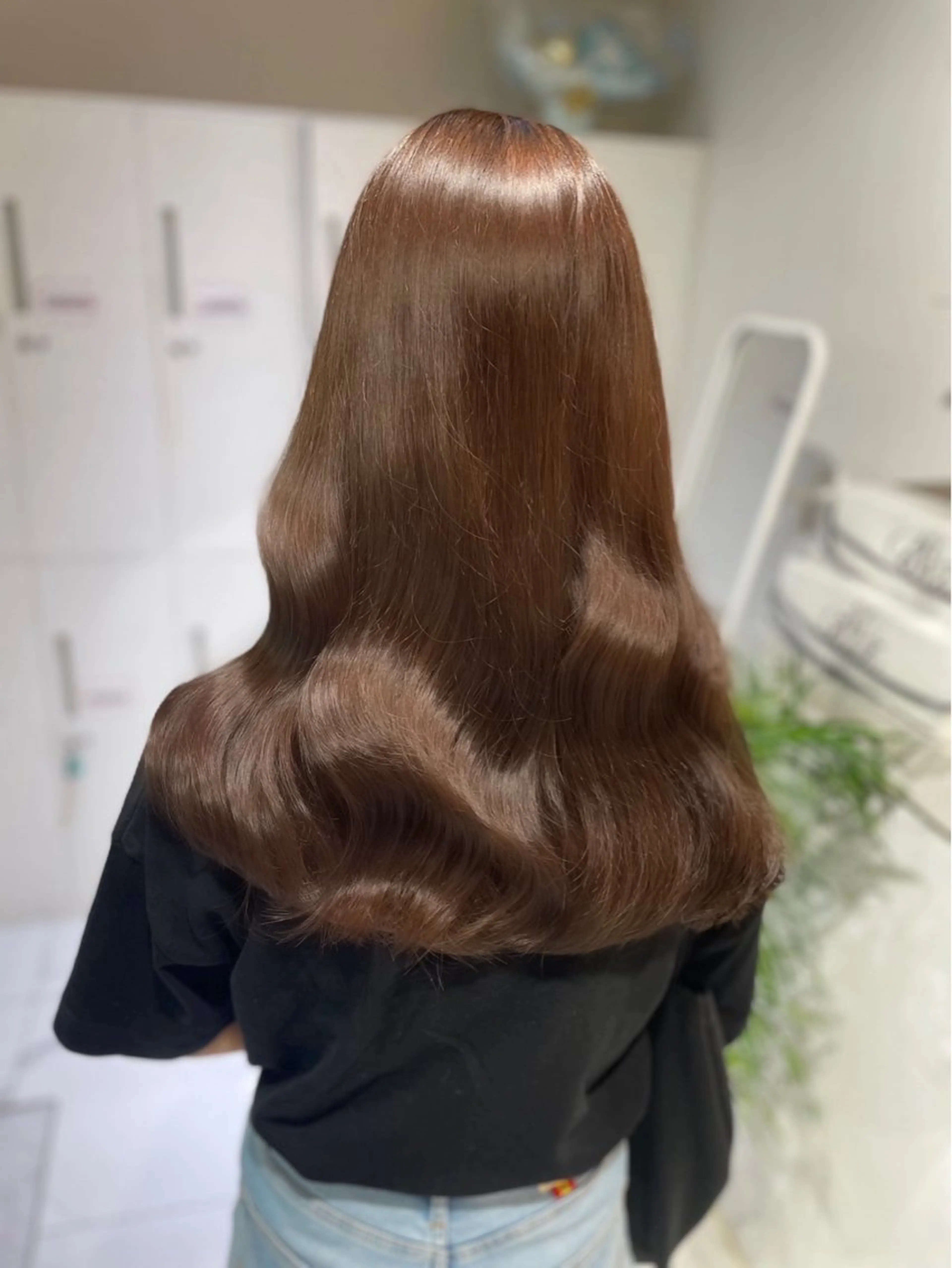 ブリーチなしダブルカラーの写真