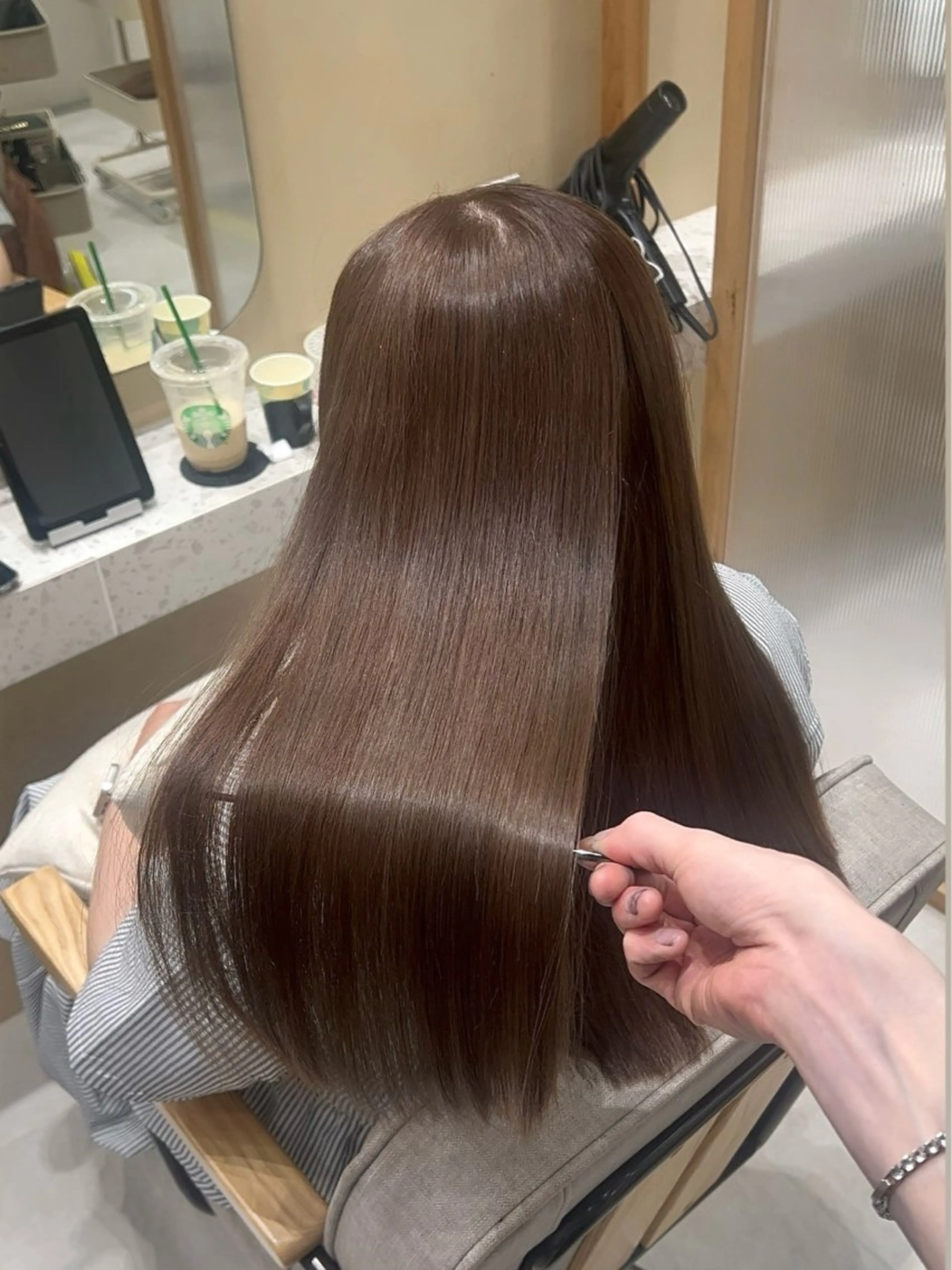 ロング 髪質改善 トリートメント ヘアカラー トリートメント 💎髪質改善/艶髪 💎mizuki💎のヘアスタイル