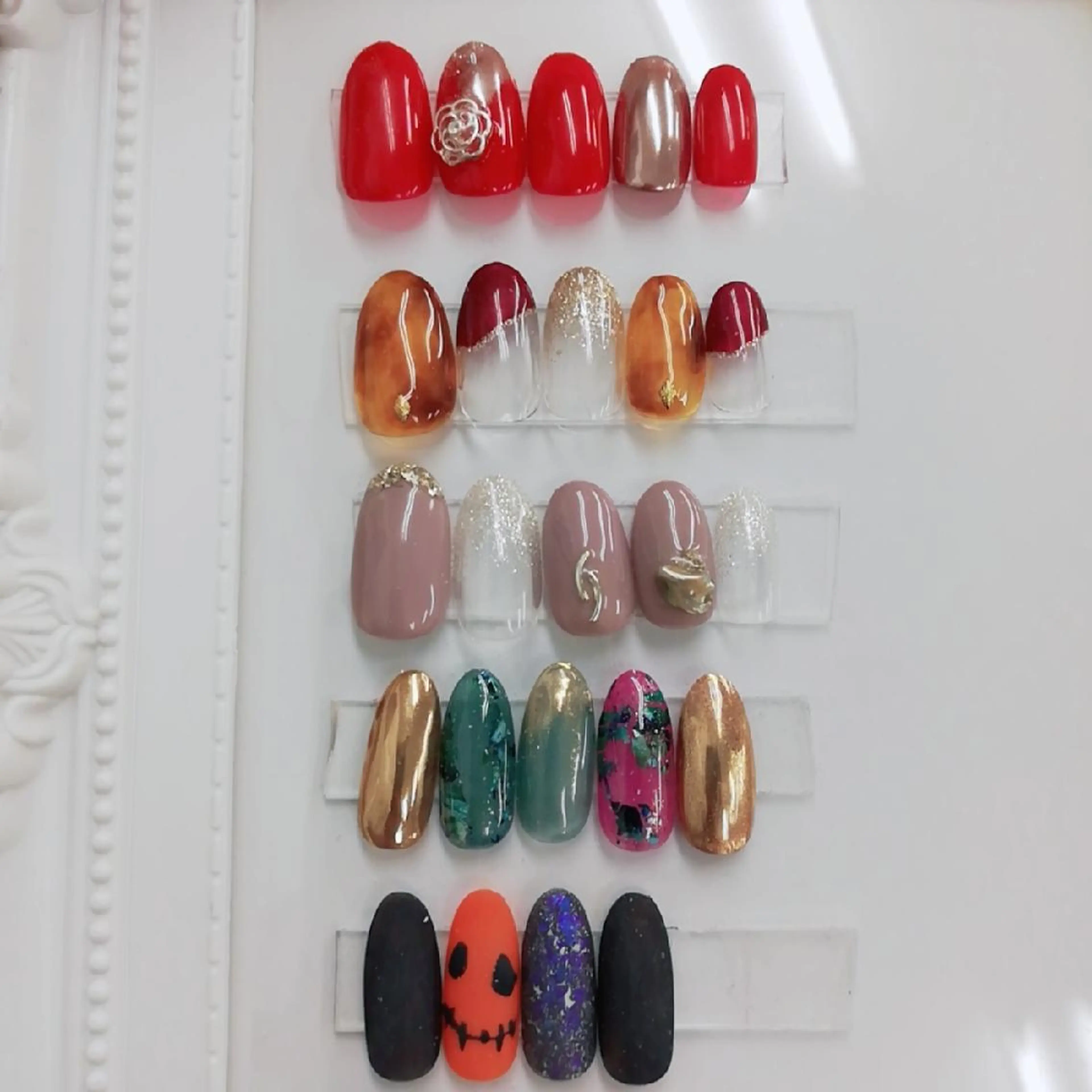 ネイル ジェルネイル ソフトジェル 板倉 店長のネイルデザイン