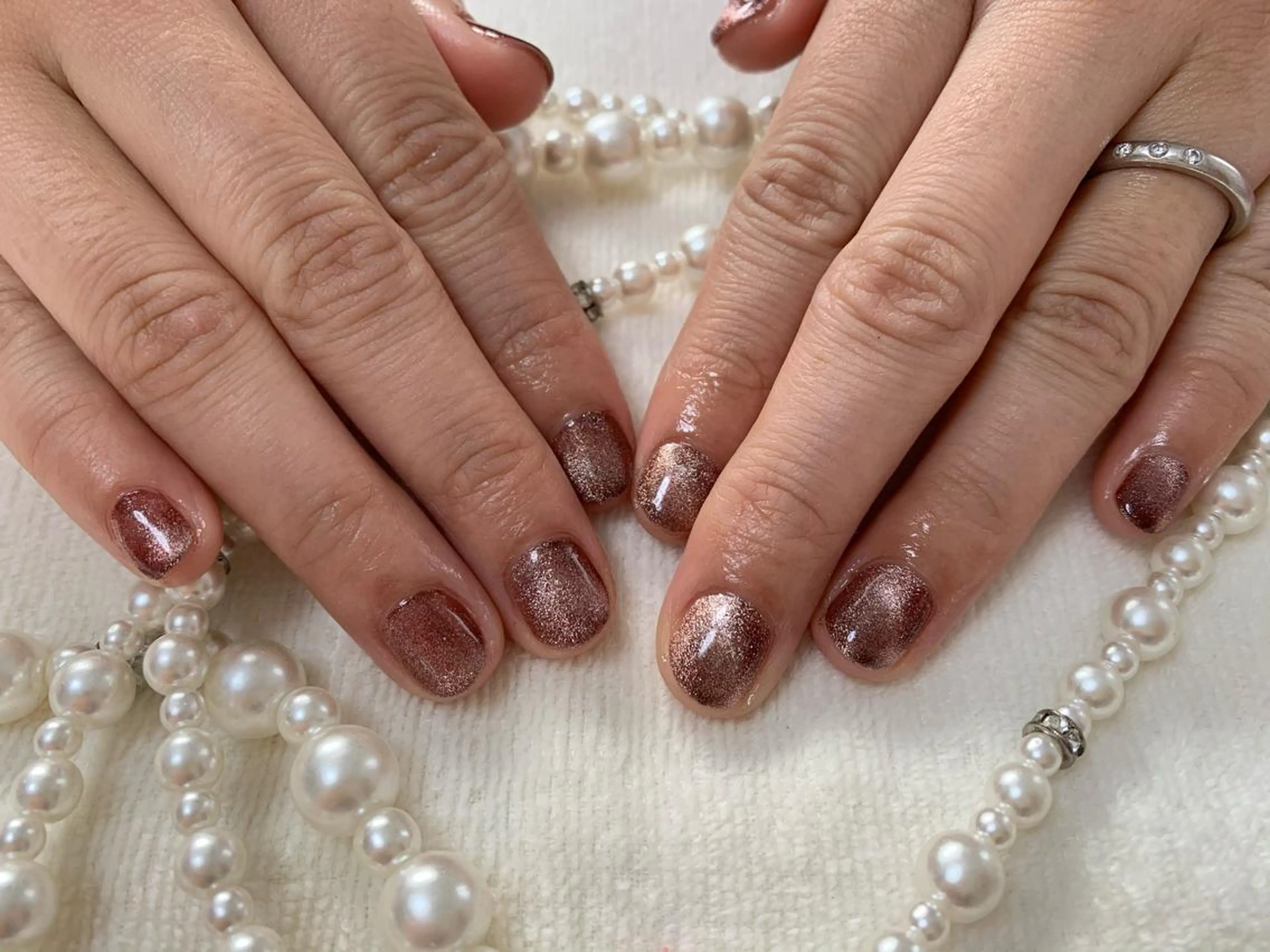 ショート ネイル ショートヘア ショートネイル 手塚 里奈のネイルデザイン