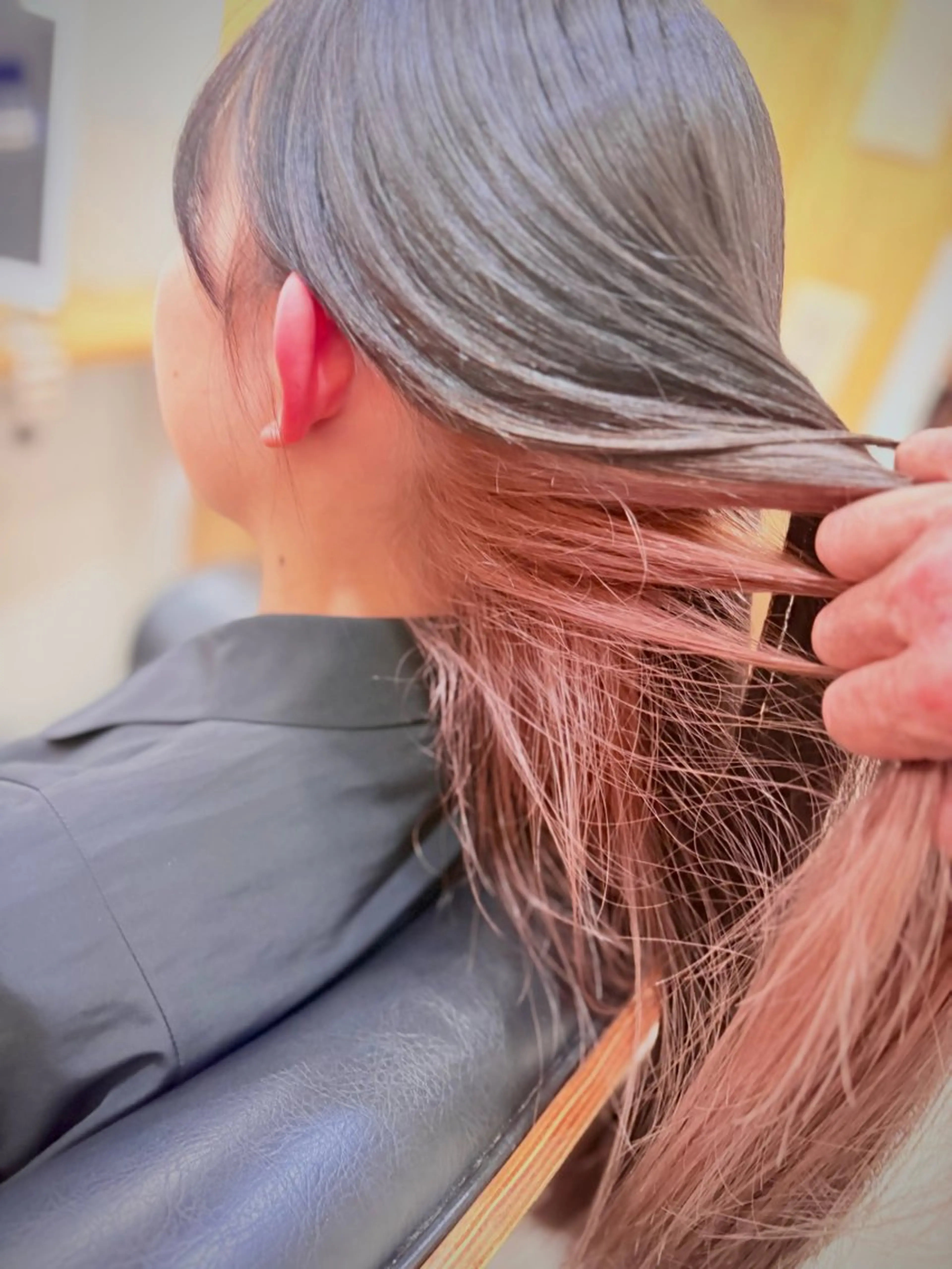 ロング ヘアカラー トリートメント 白鳥 正孝のヘアスタイル