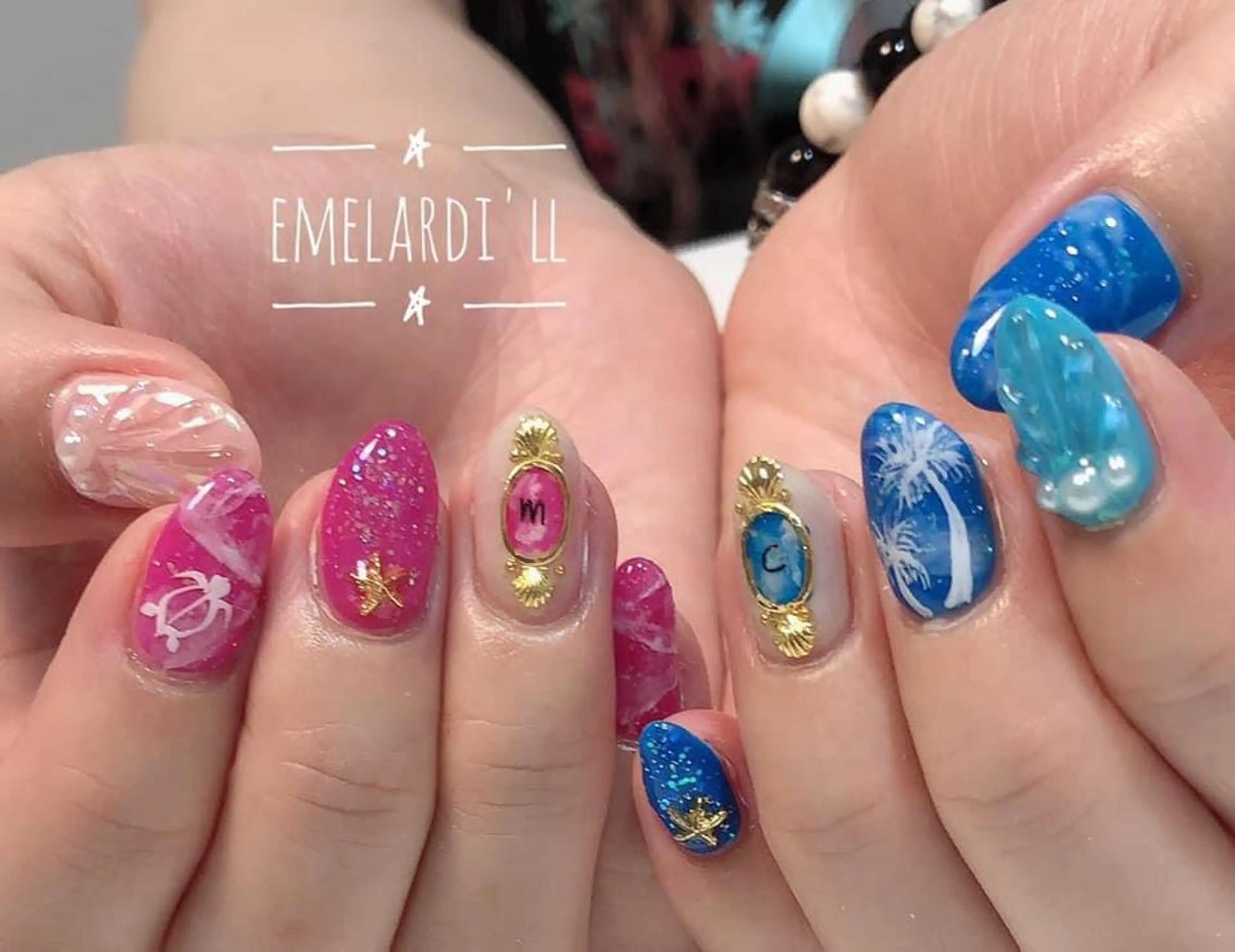 パラジェル持ち込みデザインやりたい放題税込み¥5,500他店様オフはプラス¥500の写真