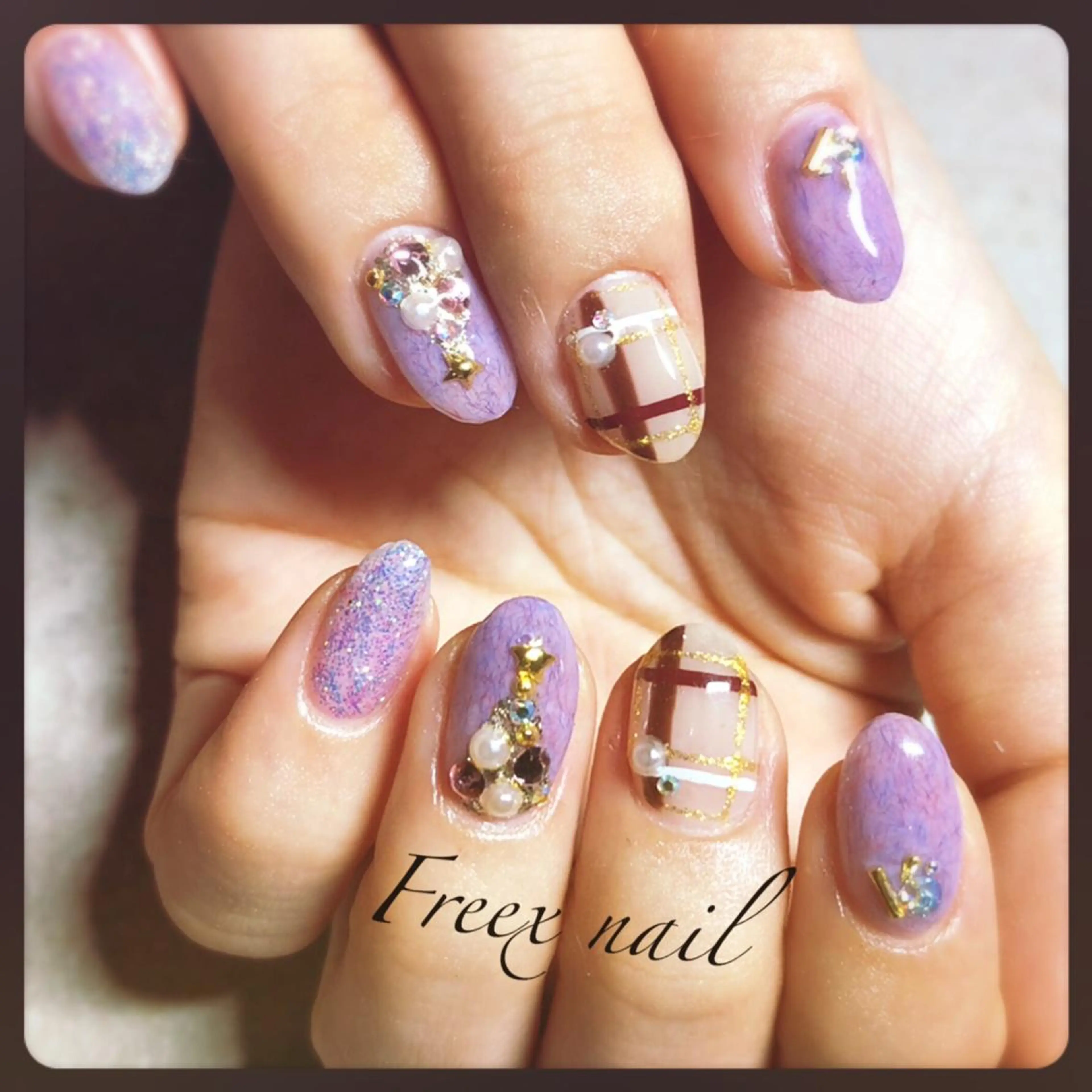 ネイル 冬ネイル クリスマス Freex nail所属・freex nail /ニュアンス/個性派のネイルデザイン