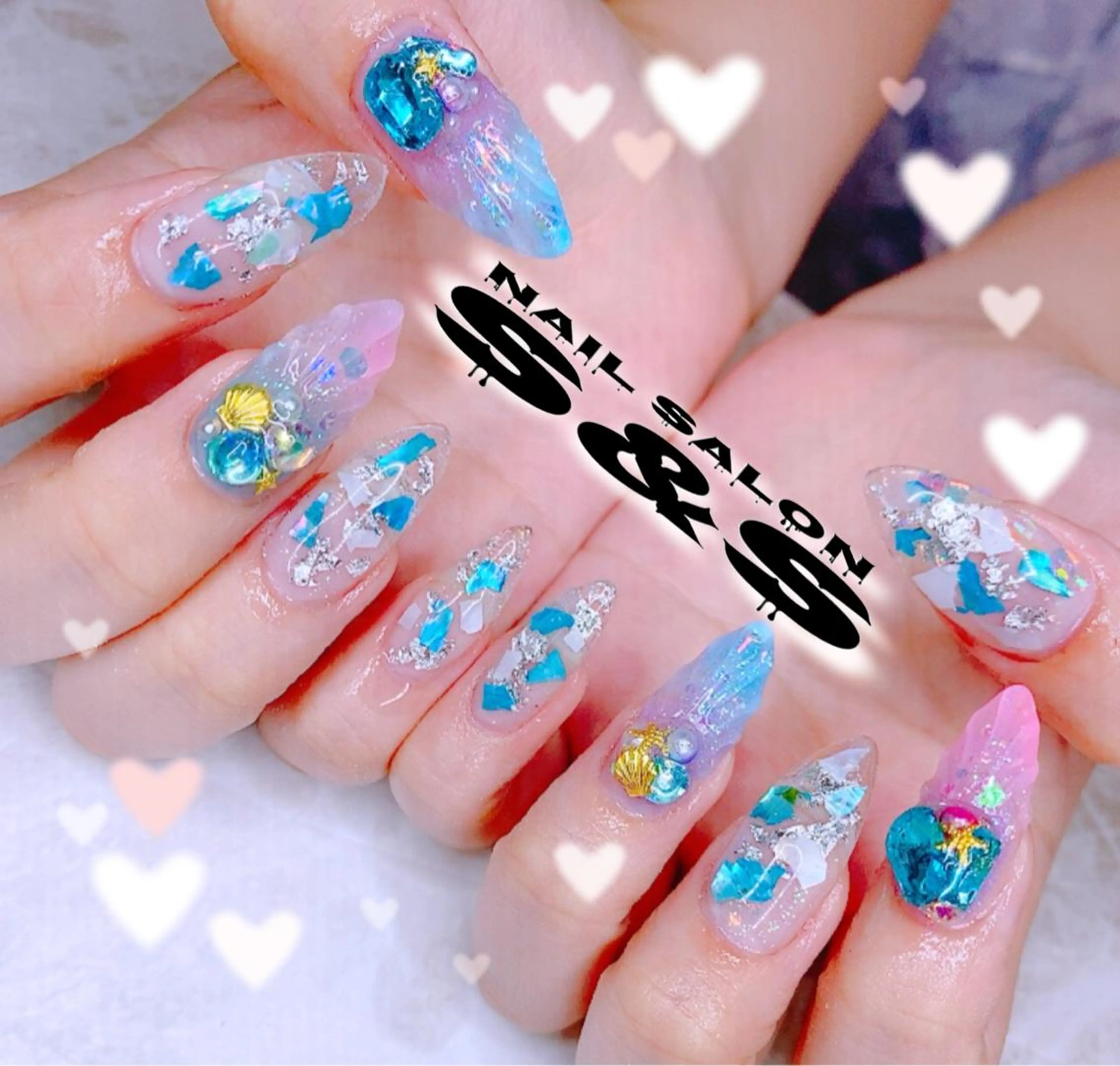 ネイル 長さ出し メンズネイル 持ち込み スカルプネイル S&S 村田小百合のネイルデザイン