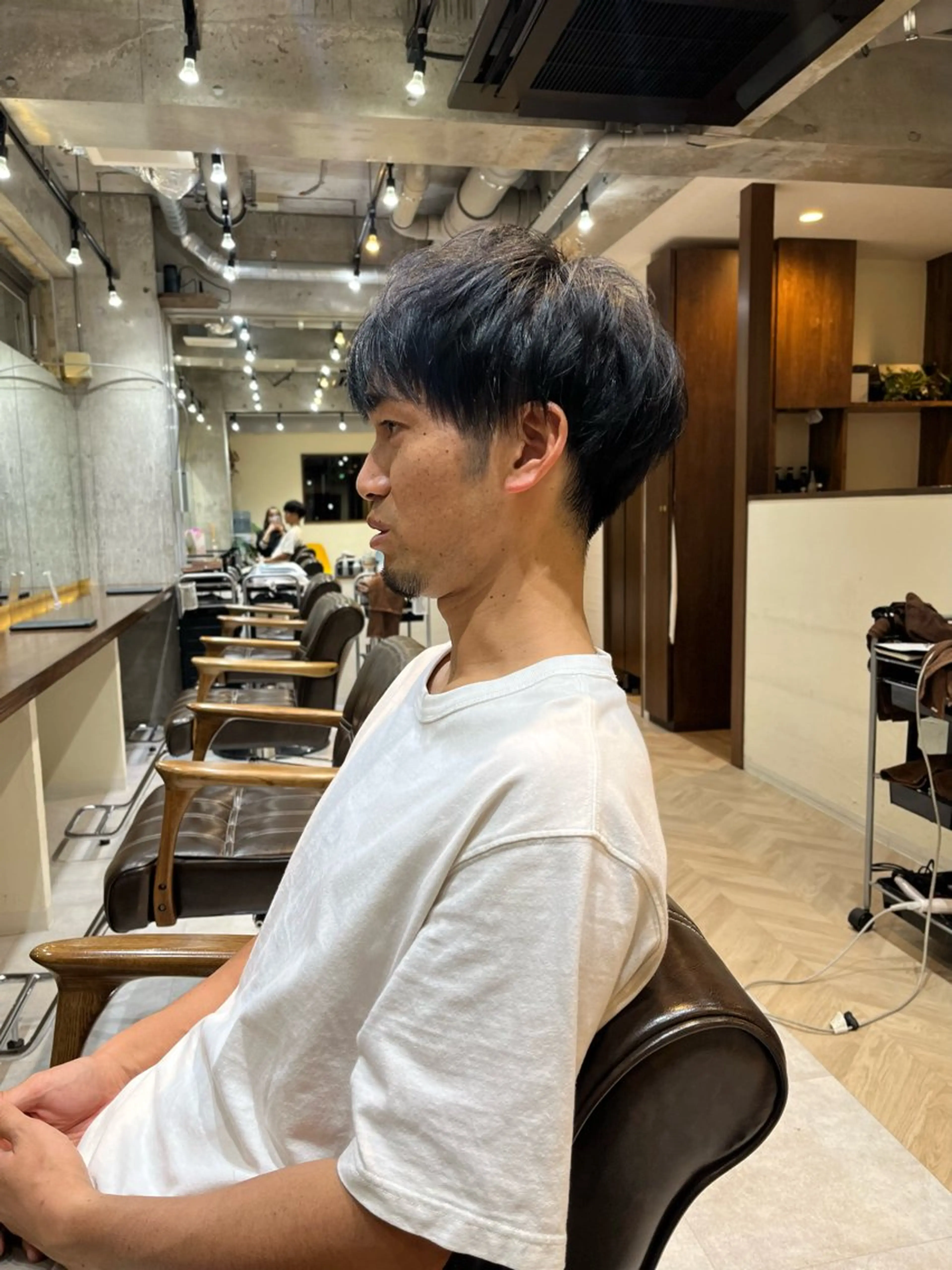 ショート メンズ マッシュ mizo /ケアカラー/登戸のヘアスタイル