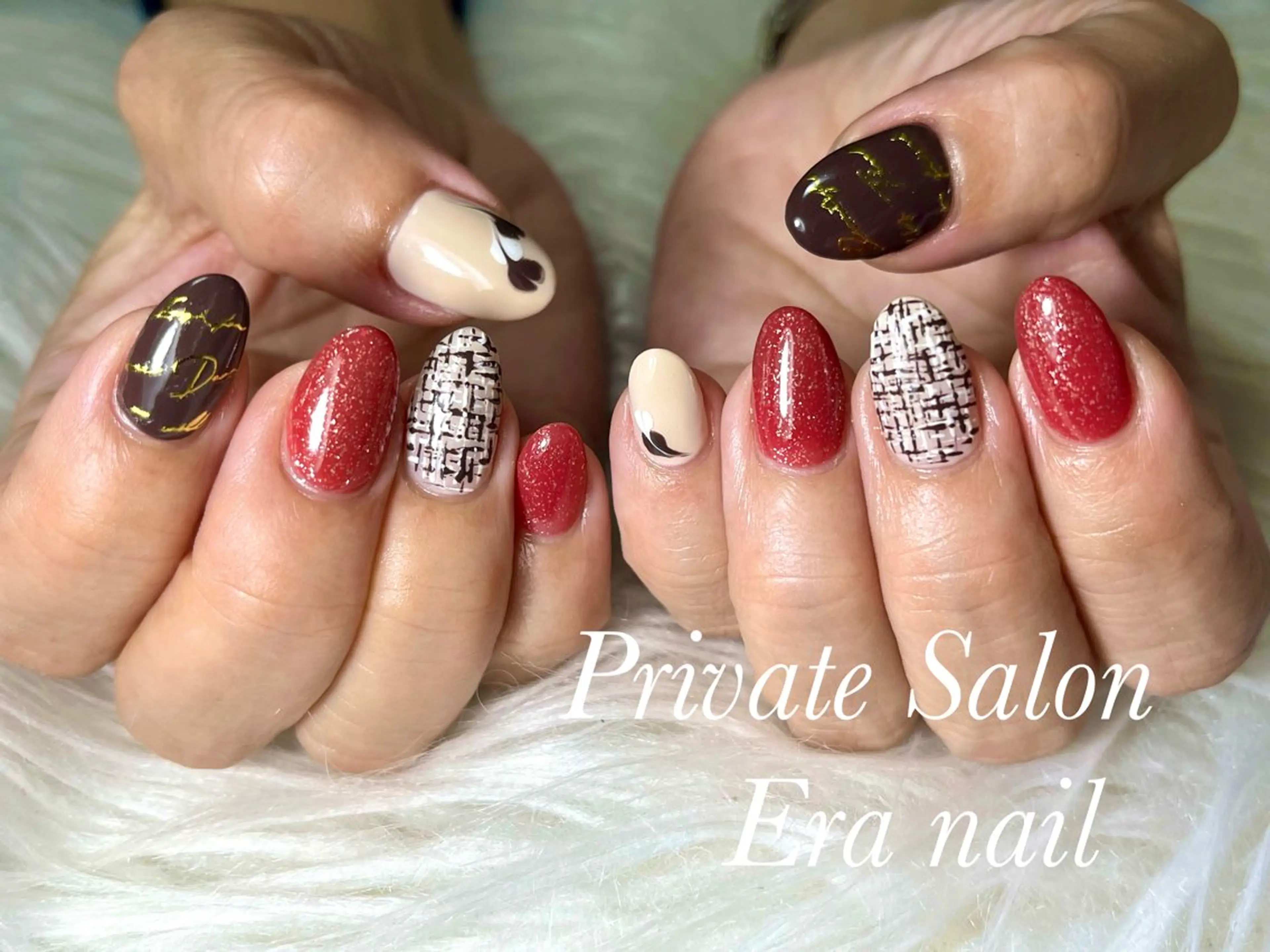 ネイル バレンタイン Era nailのネイルデザイン