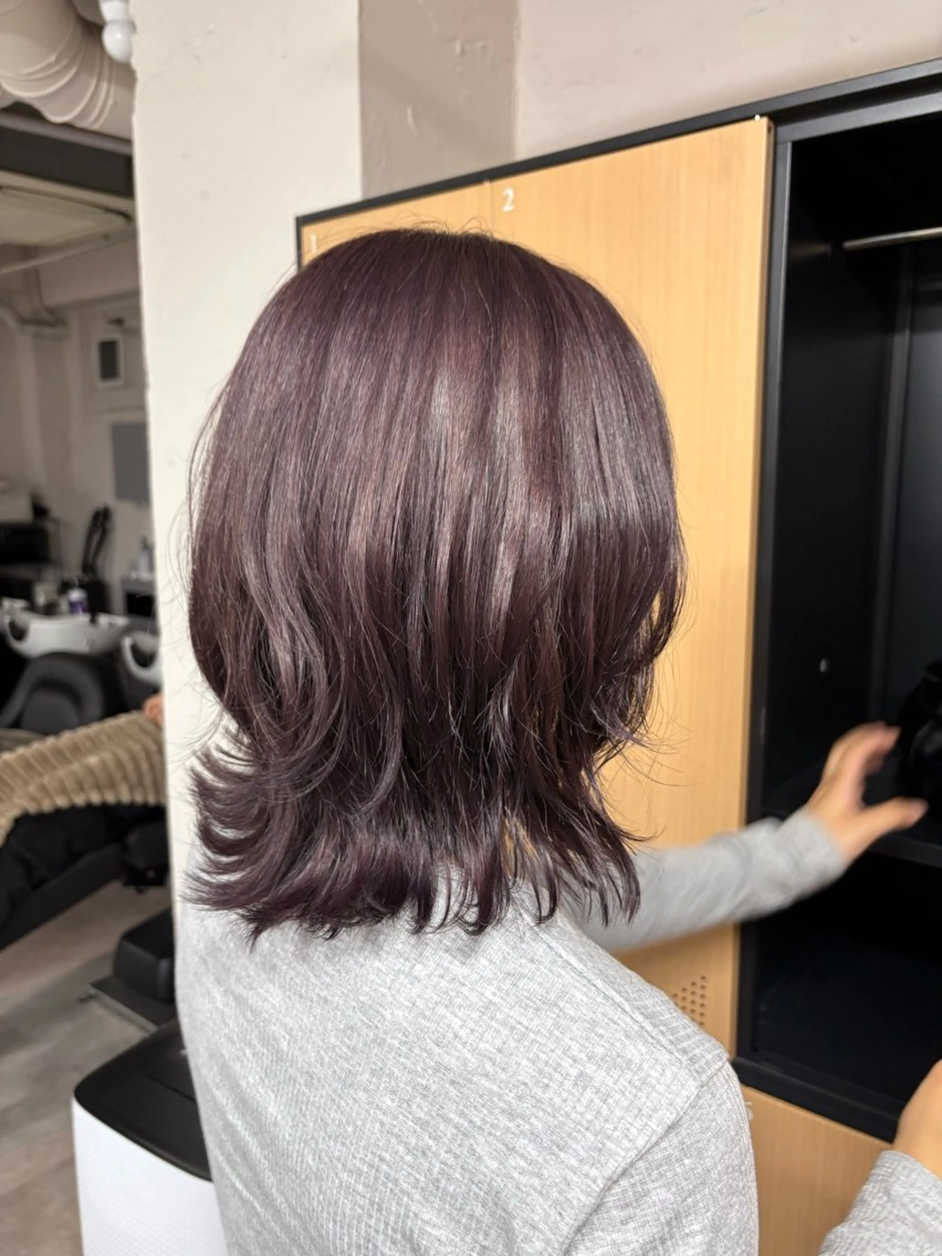 ミディアム tokute 中野真咲🐺のヘアスタイル