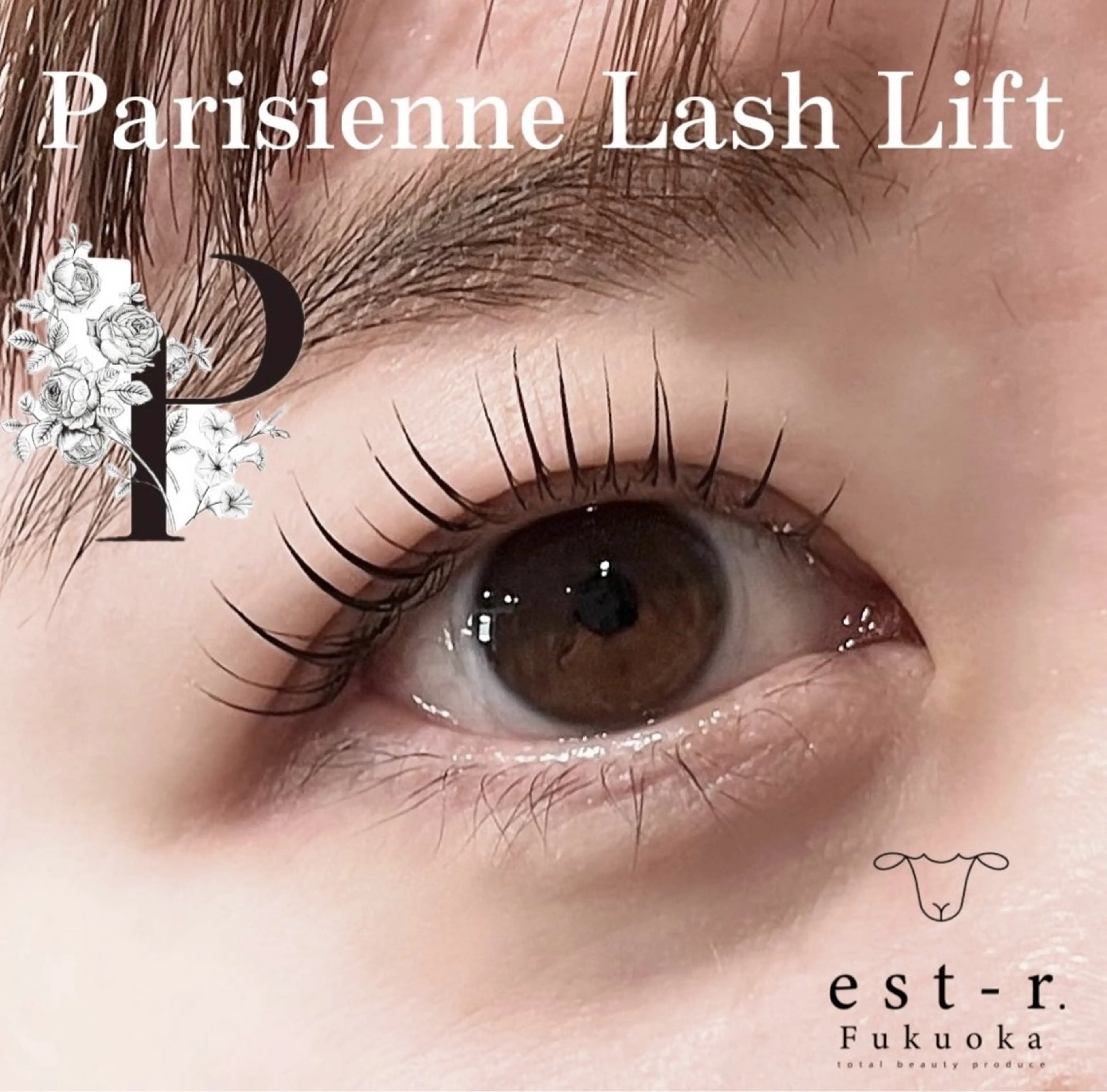 マツエク・マツパ 束感まつ毛 韓国風マツエク パリジェンヌラッシュリフト 一重×まつ毛パーマ ワンホンマツエク マツパ Riho/博多/ まつげパーマ/LEDのマツエク・マツパデザイン
