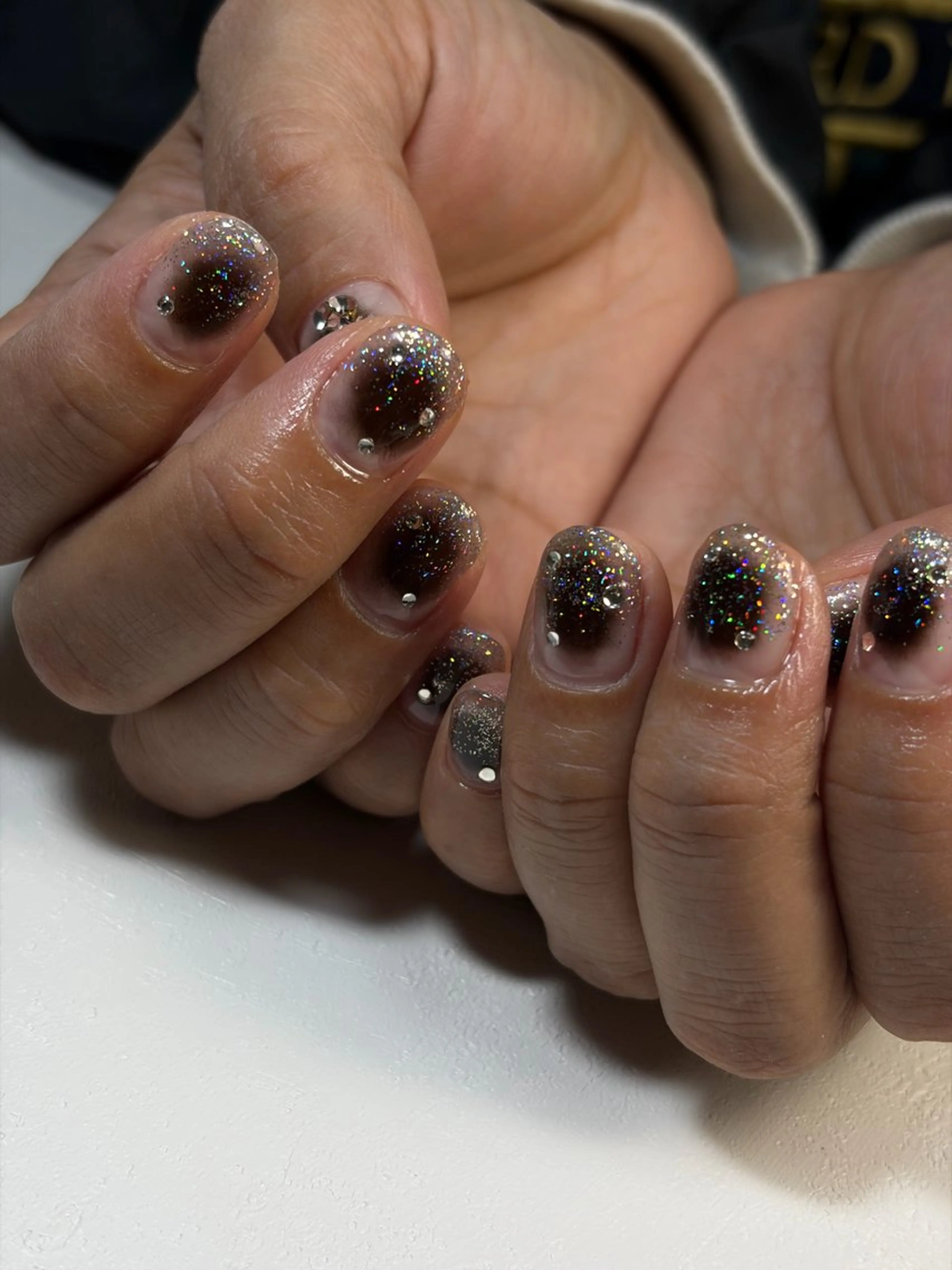 ネイル チークネイル ワンカラーネイル ハンドネイル Re:N 【リン】のネイルデザイン