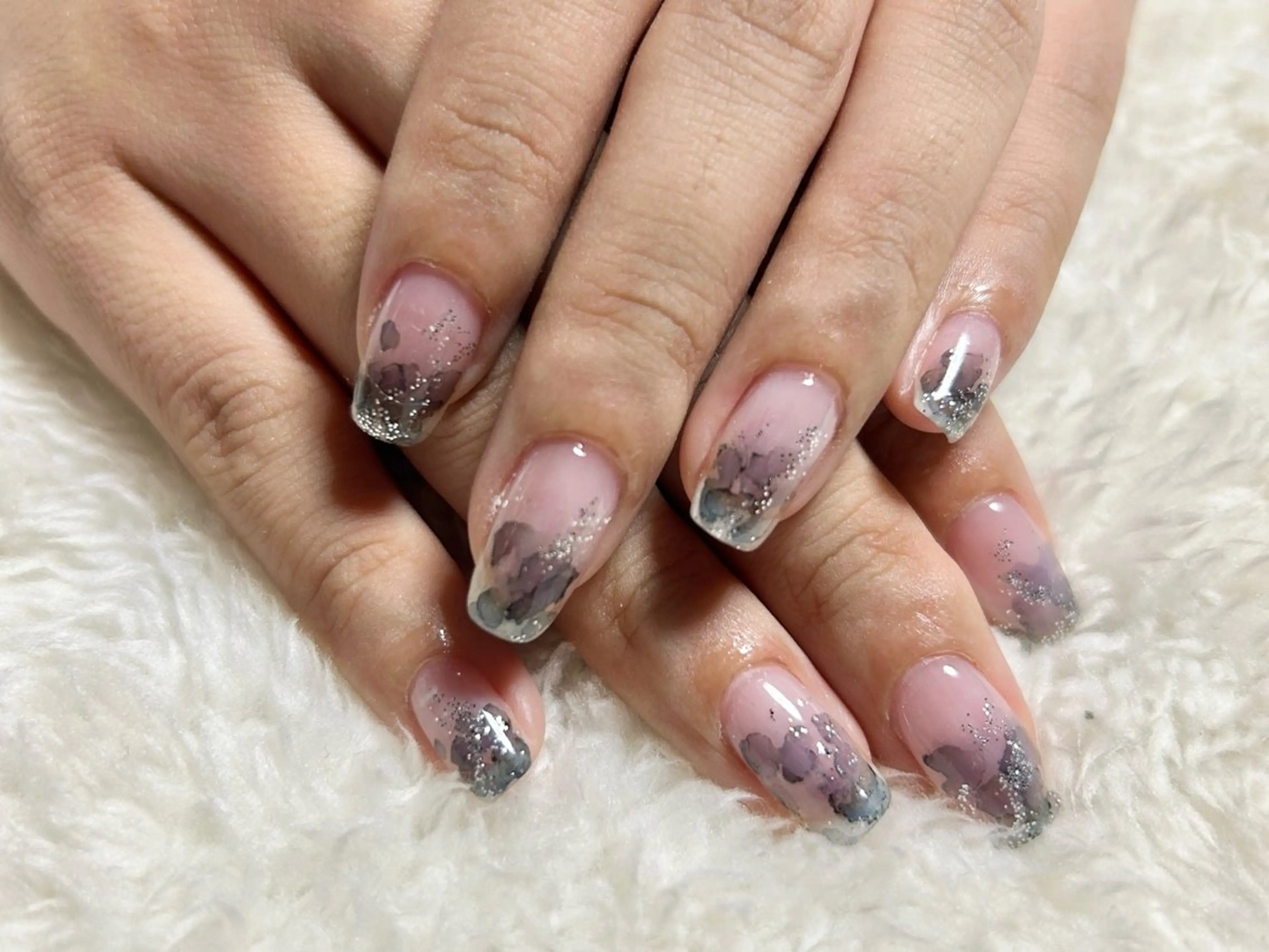 ネイル ニュアンスネイル ハンドネイル Forca total studio所属・Forca Airaのネイルデザイン