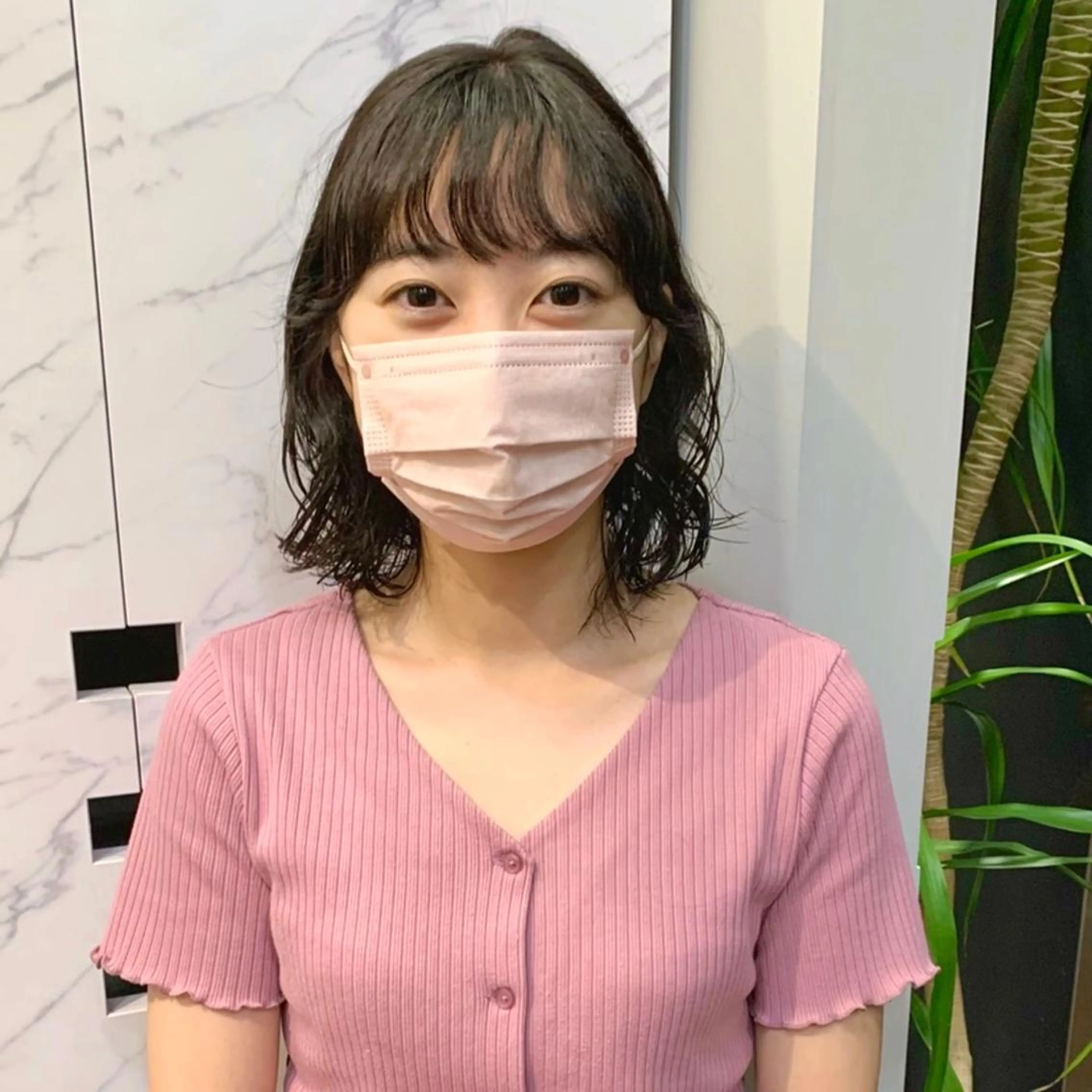 ミディアム カラー パーマ aoi /パーマ /まるみショートのヘアスタイル