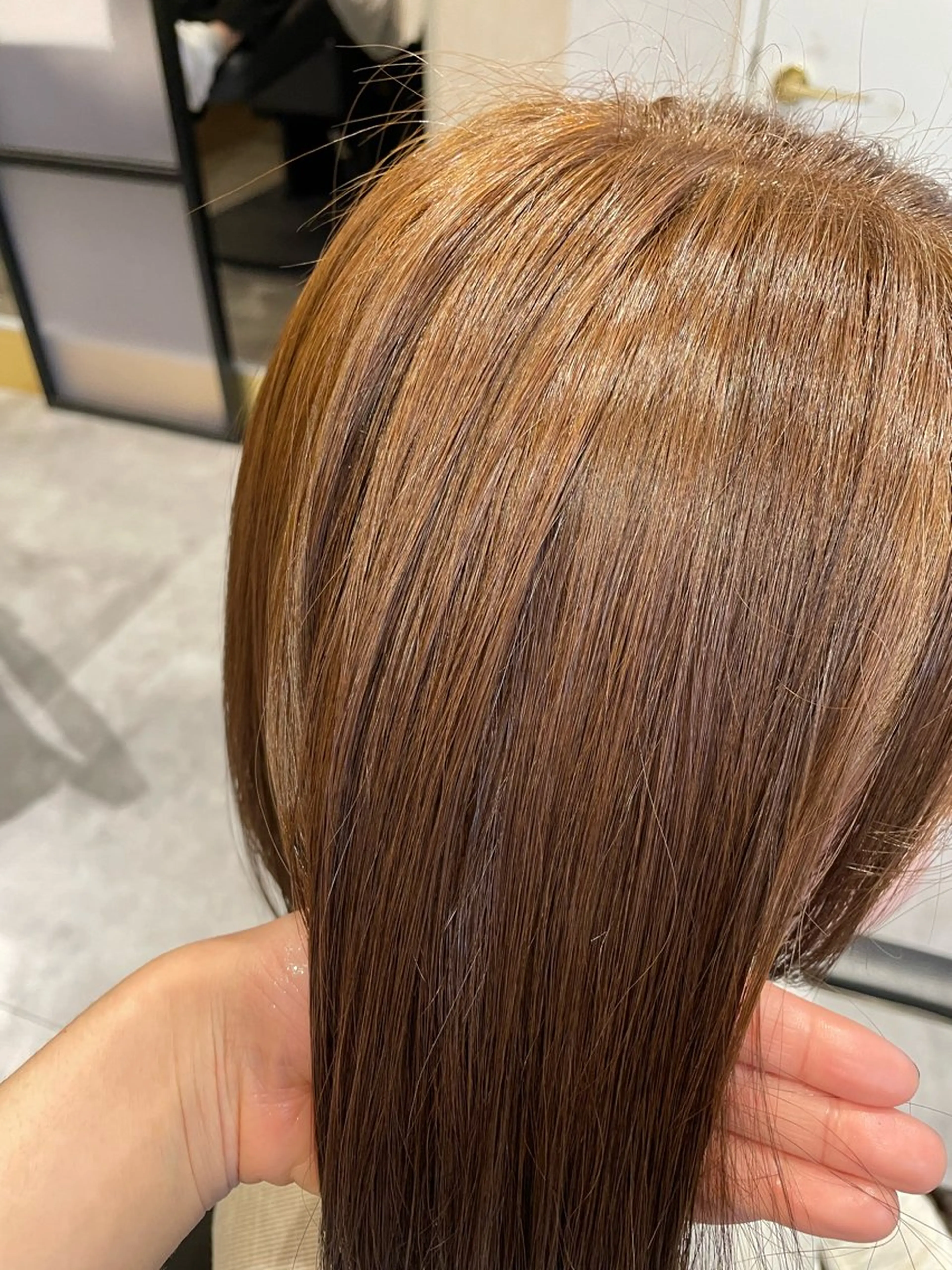 ミディアム 山内 彩愛のヘアスタイル