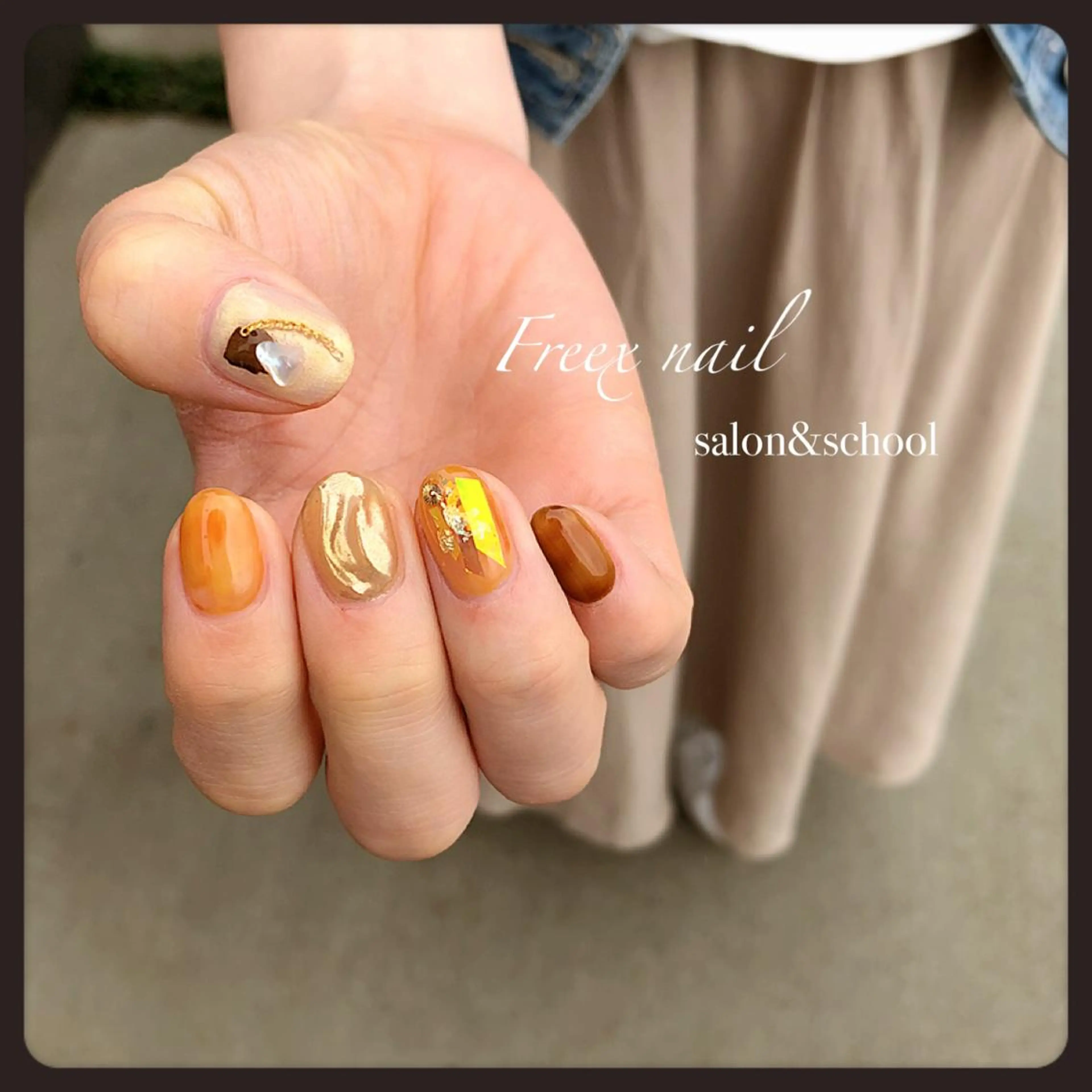 ネイル Freex nail所属・freex nail /ニュアンス/個性派のネイルデザイン