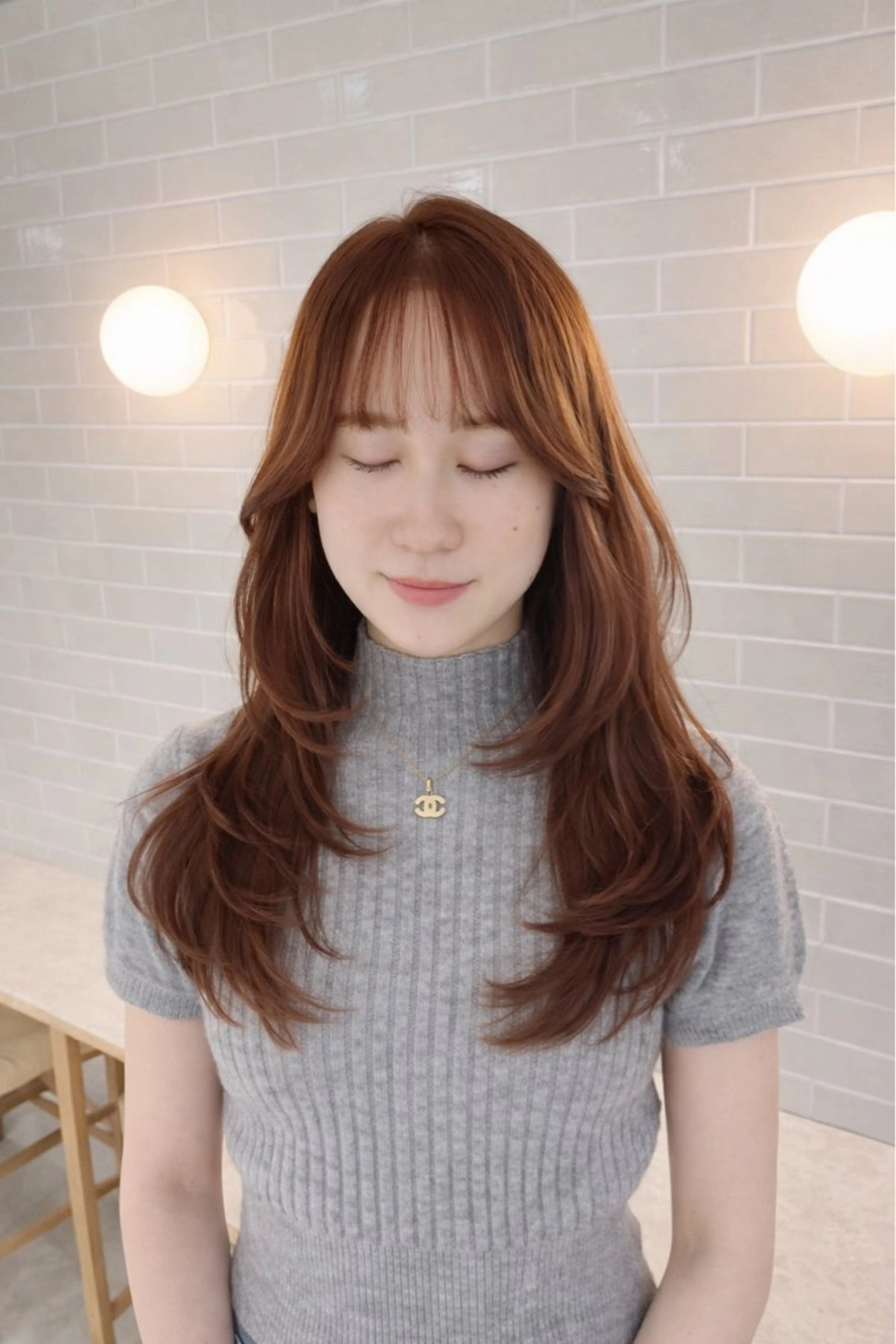 ロング 縮毛矯正/レイヤー /髪質改善 /西村のヘアスタイル