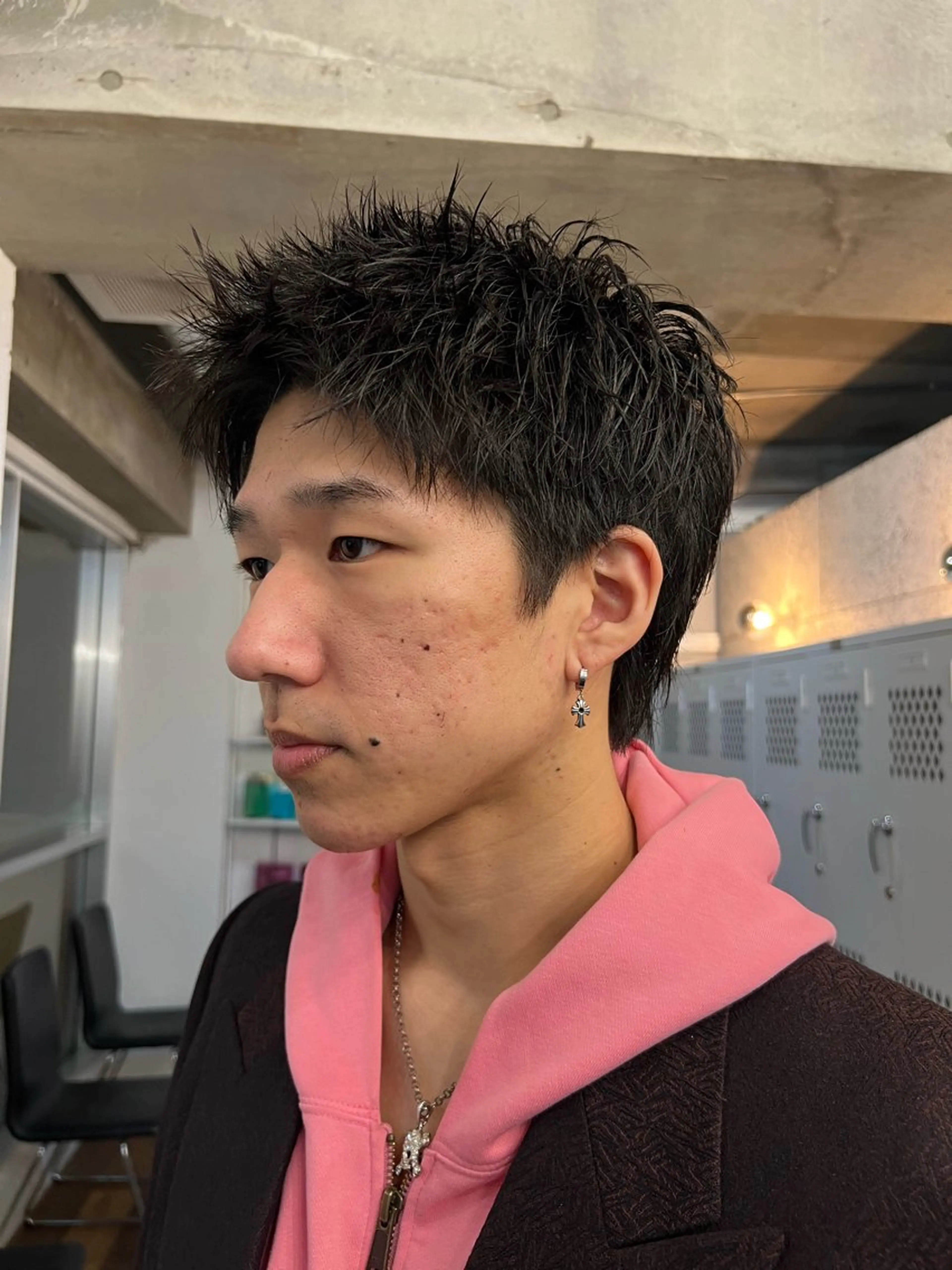 ショート パーマ メンズ fifth 庄子愛彩のヘアスタイル