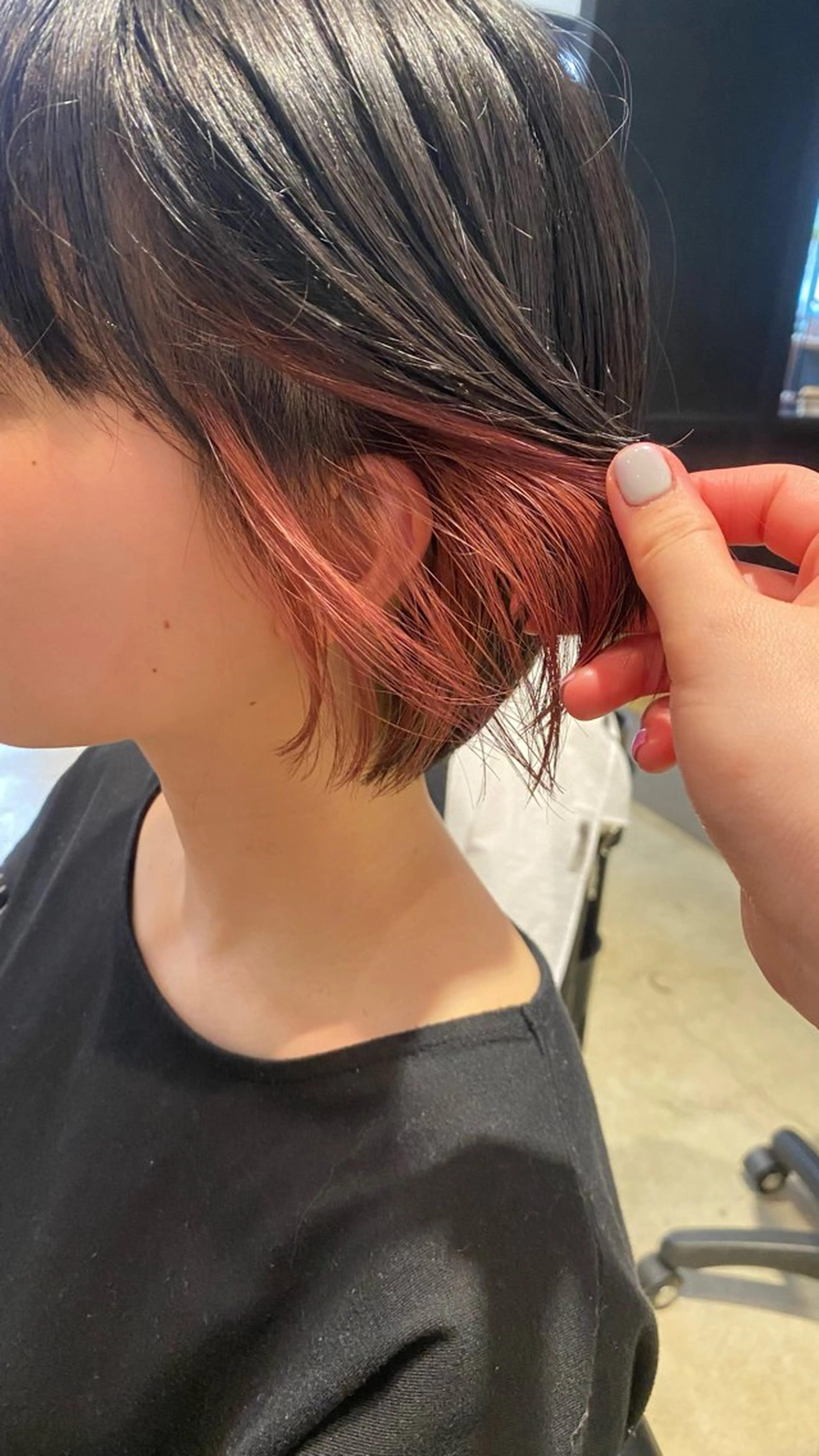 ショート 暖色艶カラー♥️ nagi♥️のヘアスタイル