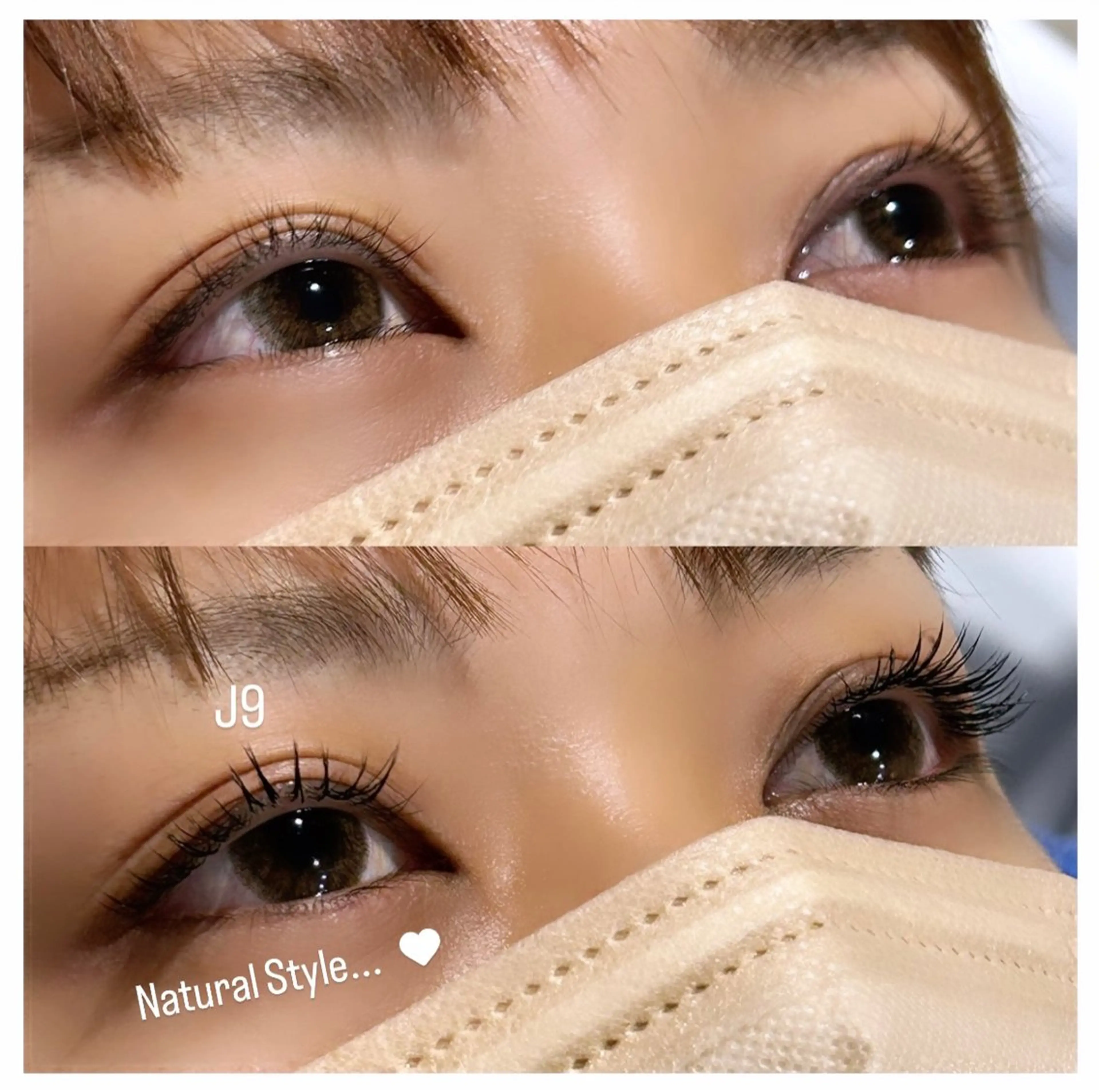 マツエク・マツパ Jカール ナチュラル 🩷ྀི中村 ほのか🧸🌷のマツエク・マツパデザイン