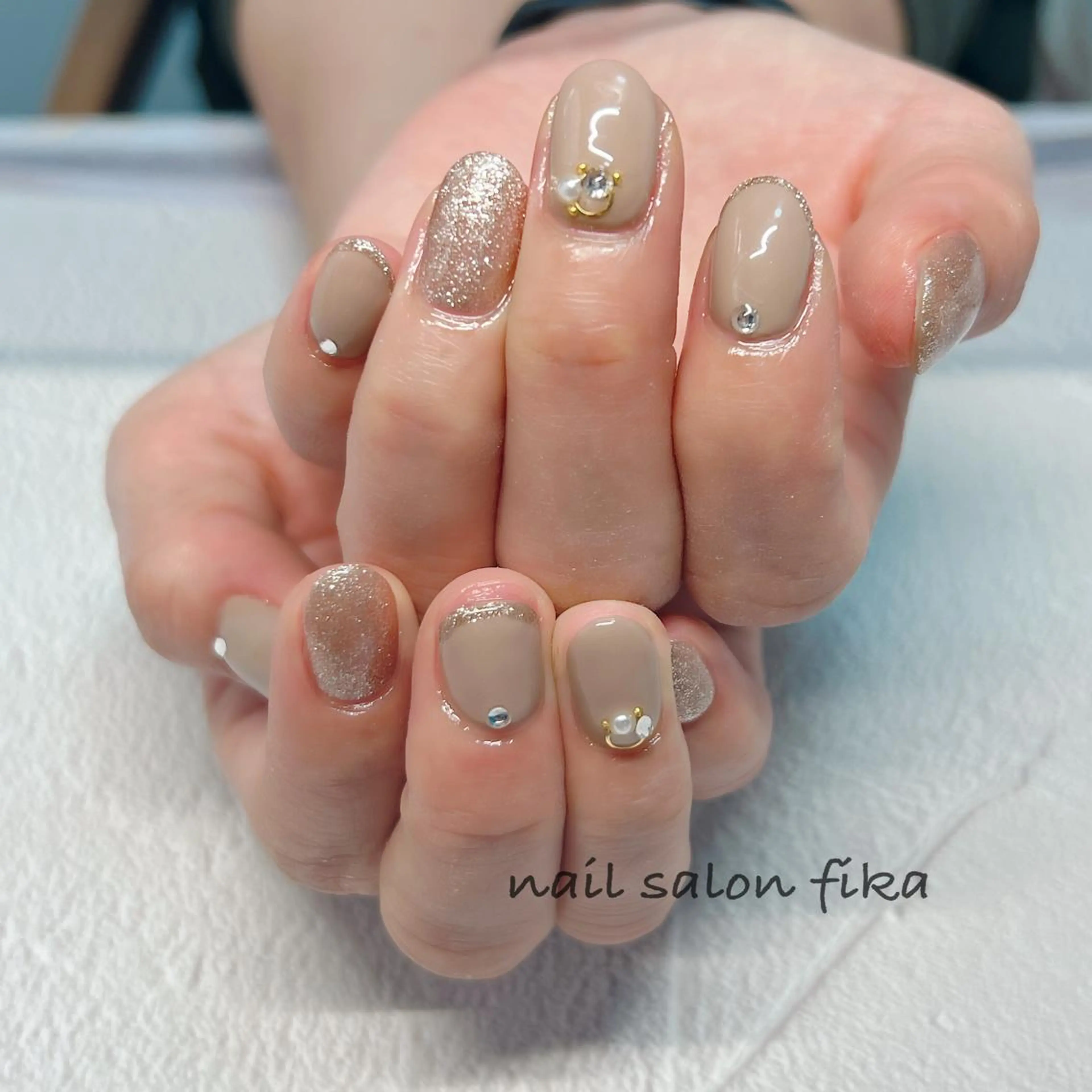 ネイル シンプルネイル nail salon fikaのネイルデザイン
